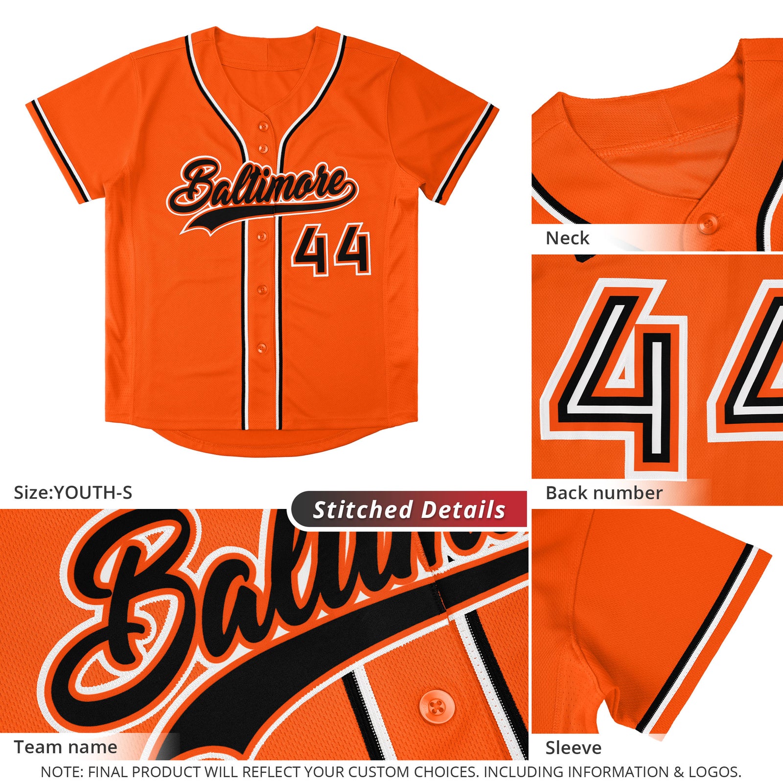 Custom White Red-Royal Classic Style Authentic Baseball Jersey