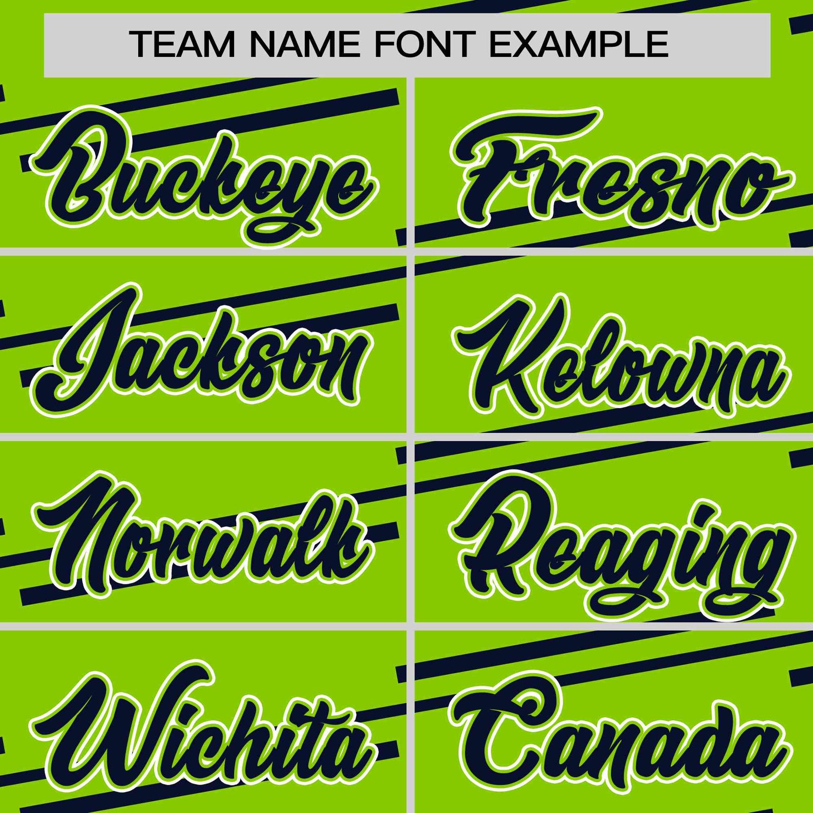Custom Neon Green Navy Personalized Slanting Line Graffiti Pattern Performance T-Shirt