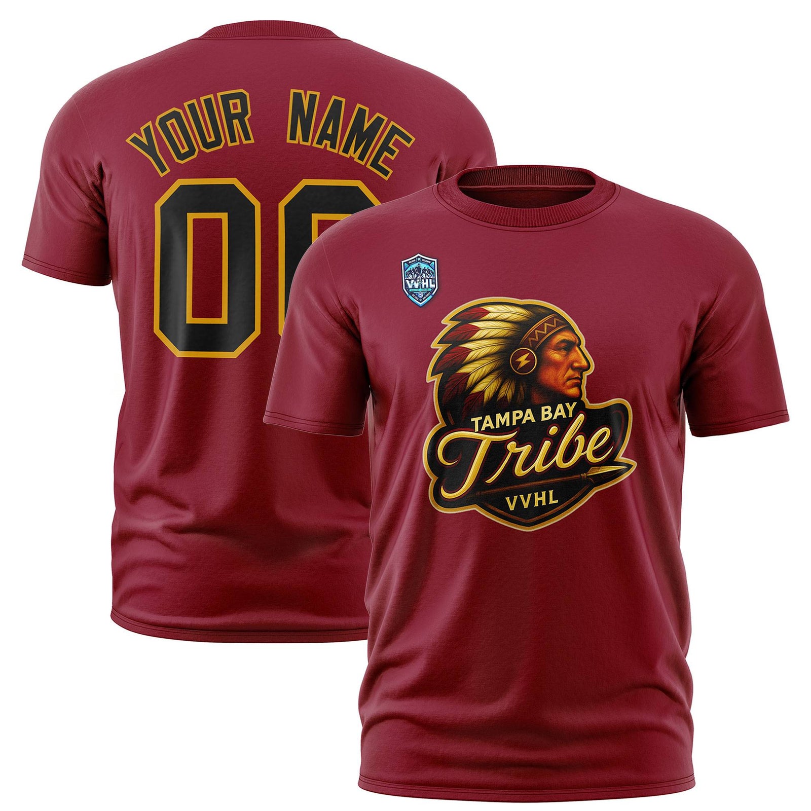 VVHL Crimson Black S7-Tampa-bay-tribe T-Shirt
