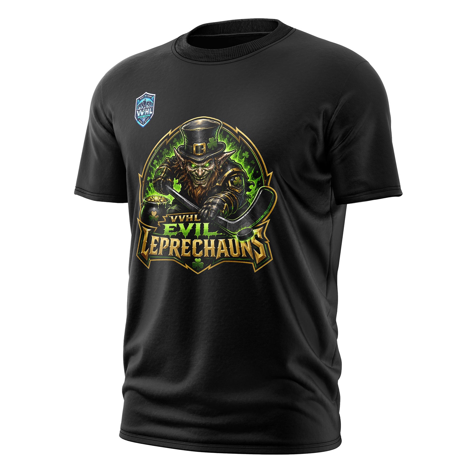 VVHL S11 Evil leprechauns Black T-Shirs
