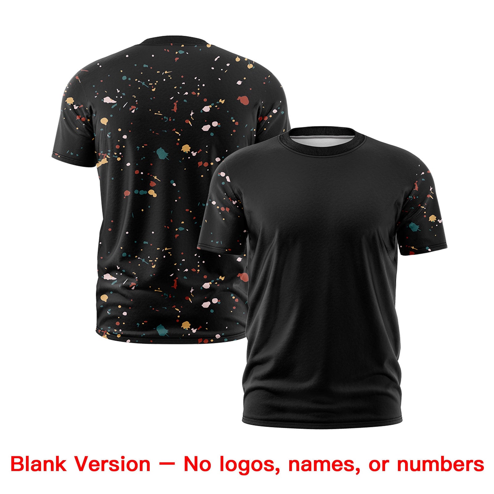 Custom White Black White Spray Painting Graffiti Pattern Personalization T-shirt| KXKSHOP