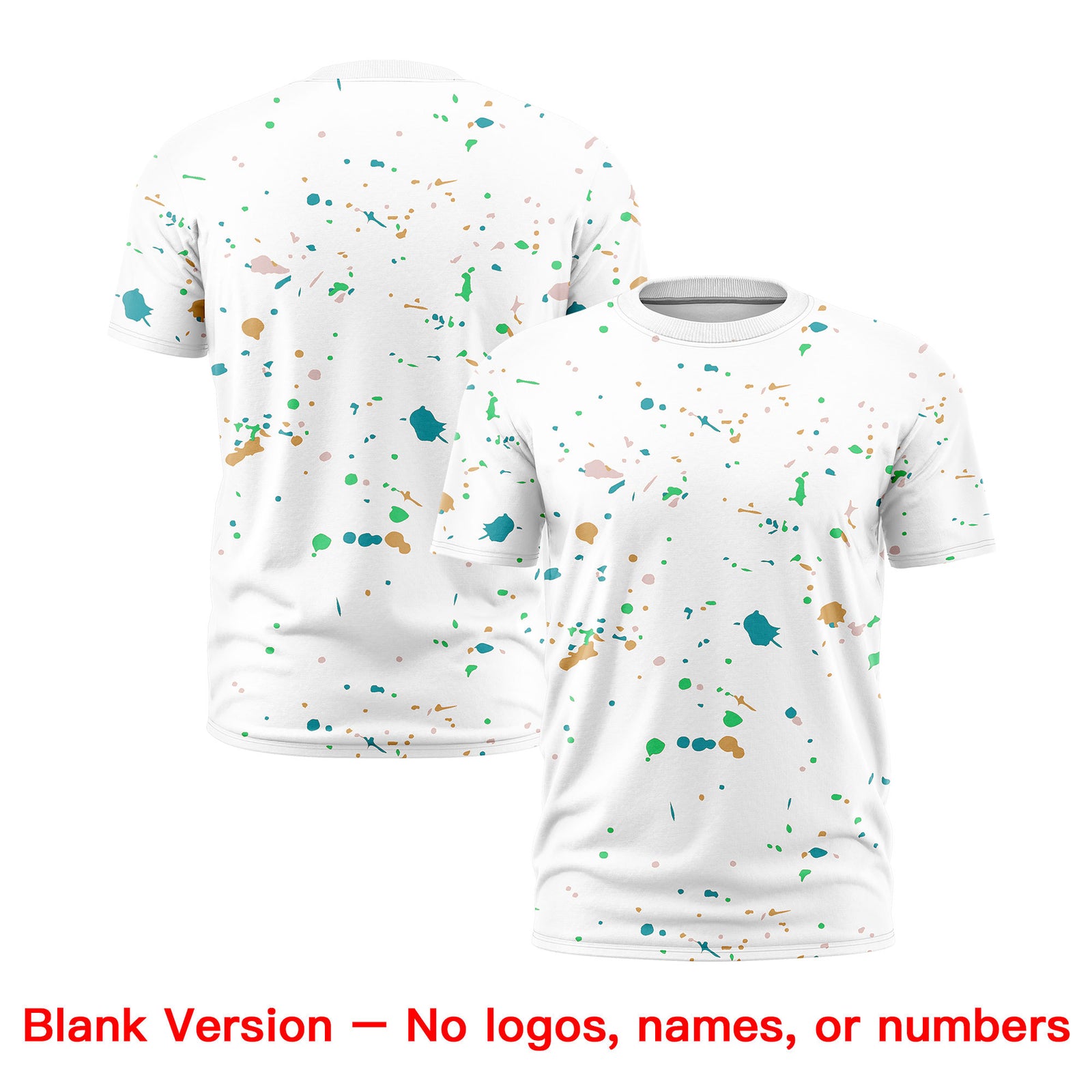 Custom White Light Purple Spray Painting Graffiti Pattern Personalization T-shirt| KXKSHOP