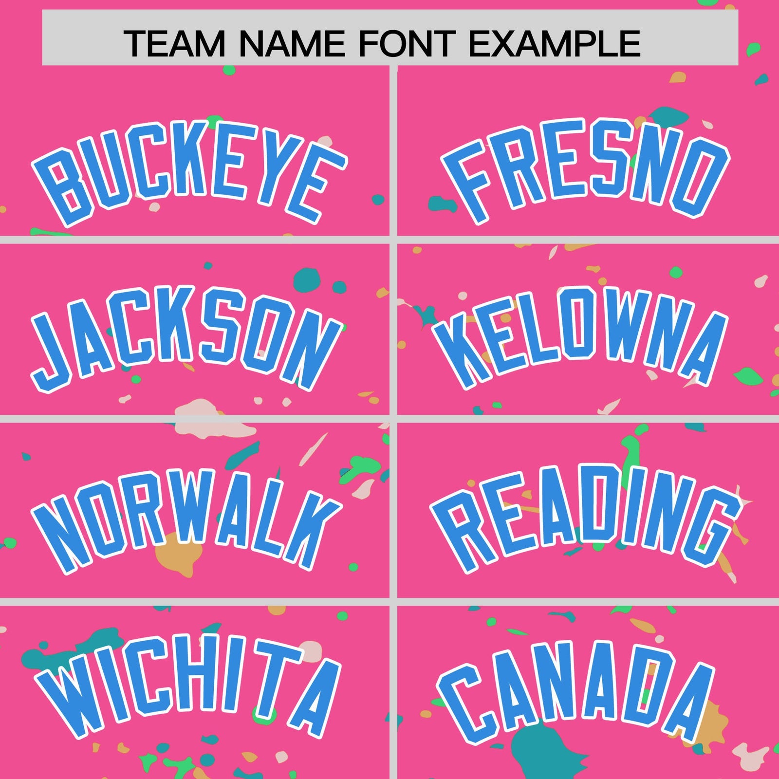 Custom Pink Powder Blue White Spray Painting Graffiti Pattern Personalization T-shirt| KXKSHOP