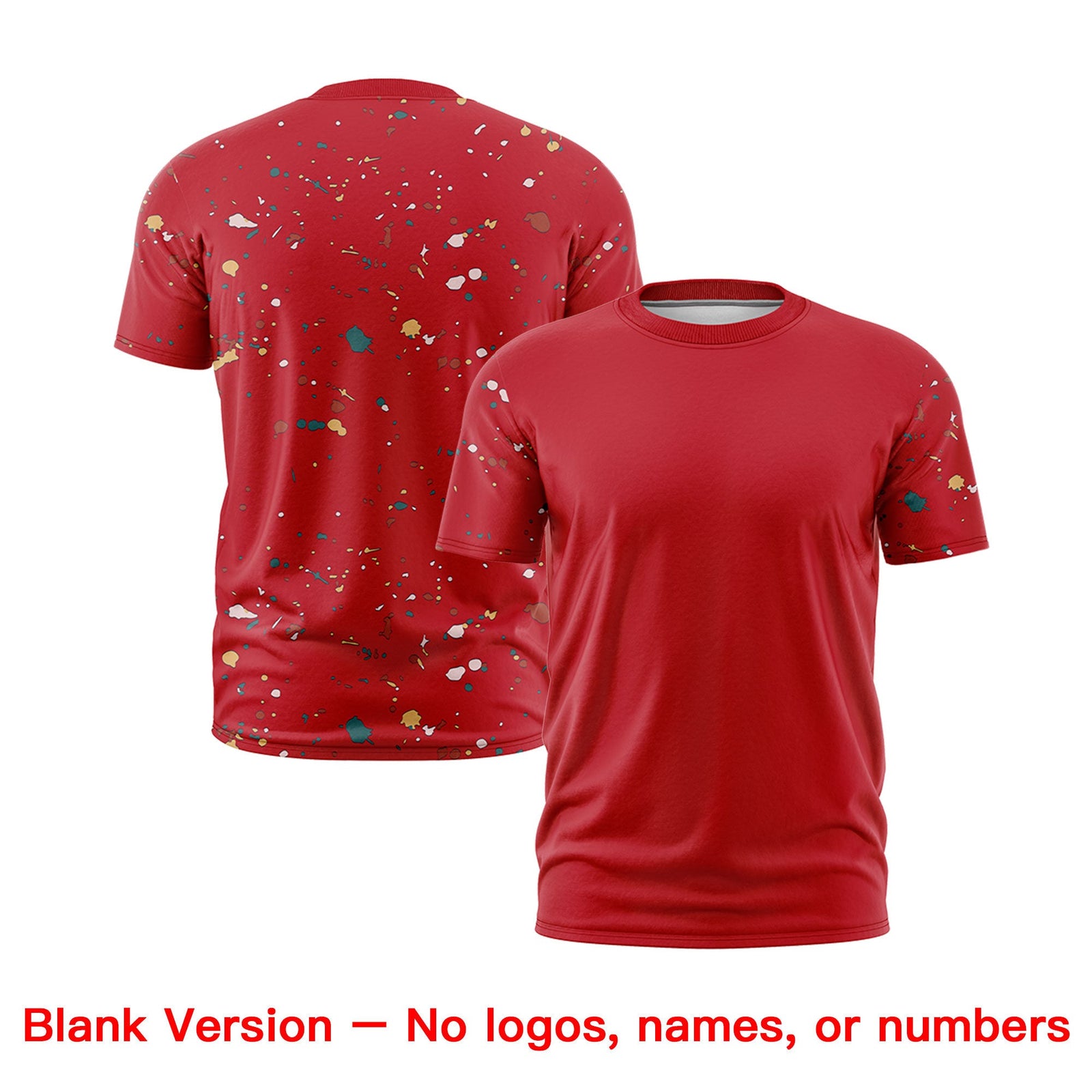 Custom Red Kelly Green White Spray Painting Graffiti Pattern Personalization T-shirt| KXKSHOP