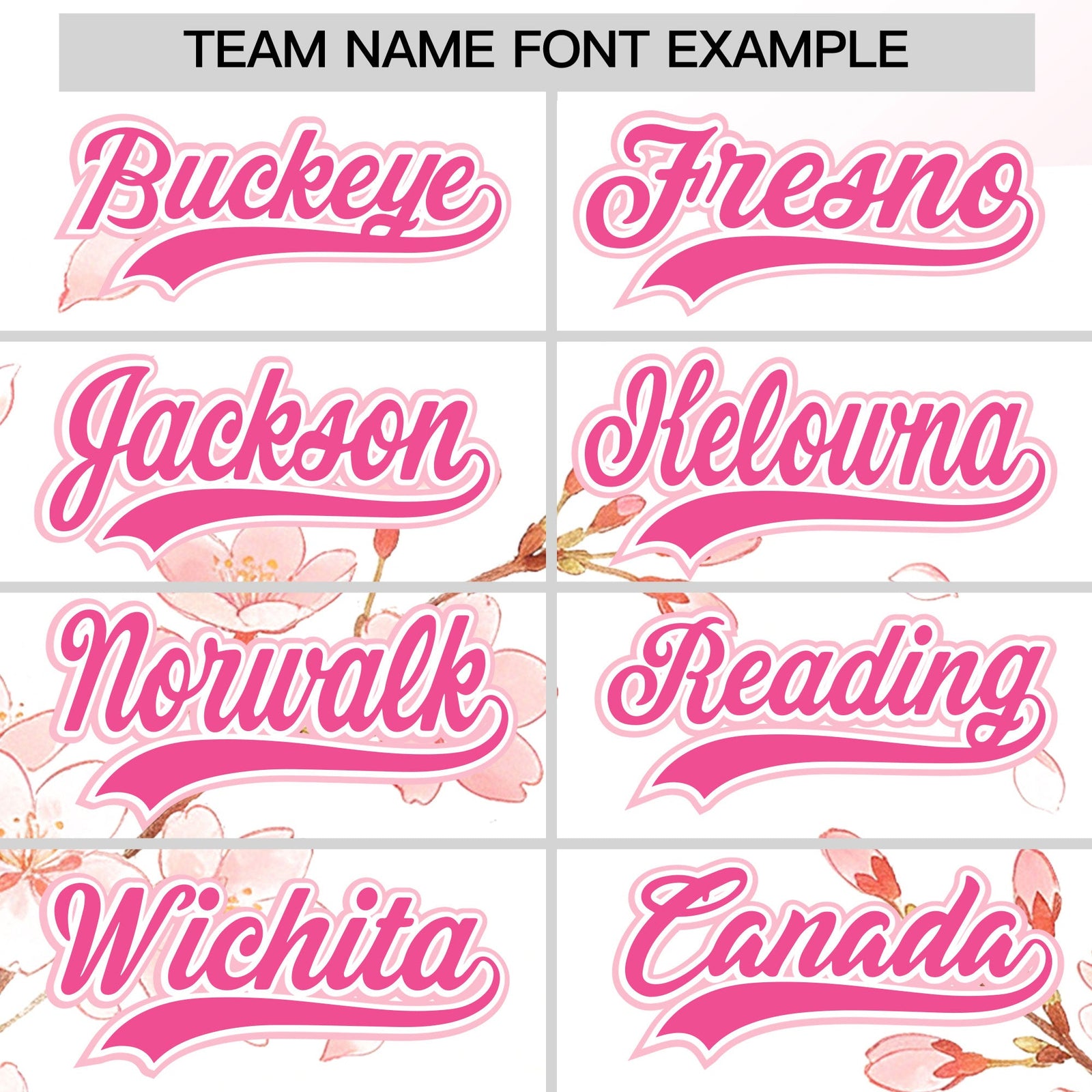 Custom White Pink Light Pink Cherry Blossoms Personalization Moisture-Wicking T-shirt| KXKSHOP