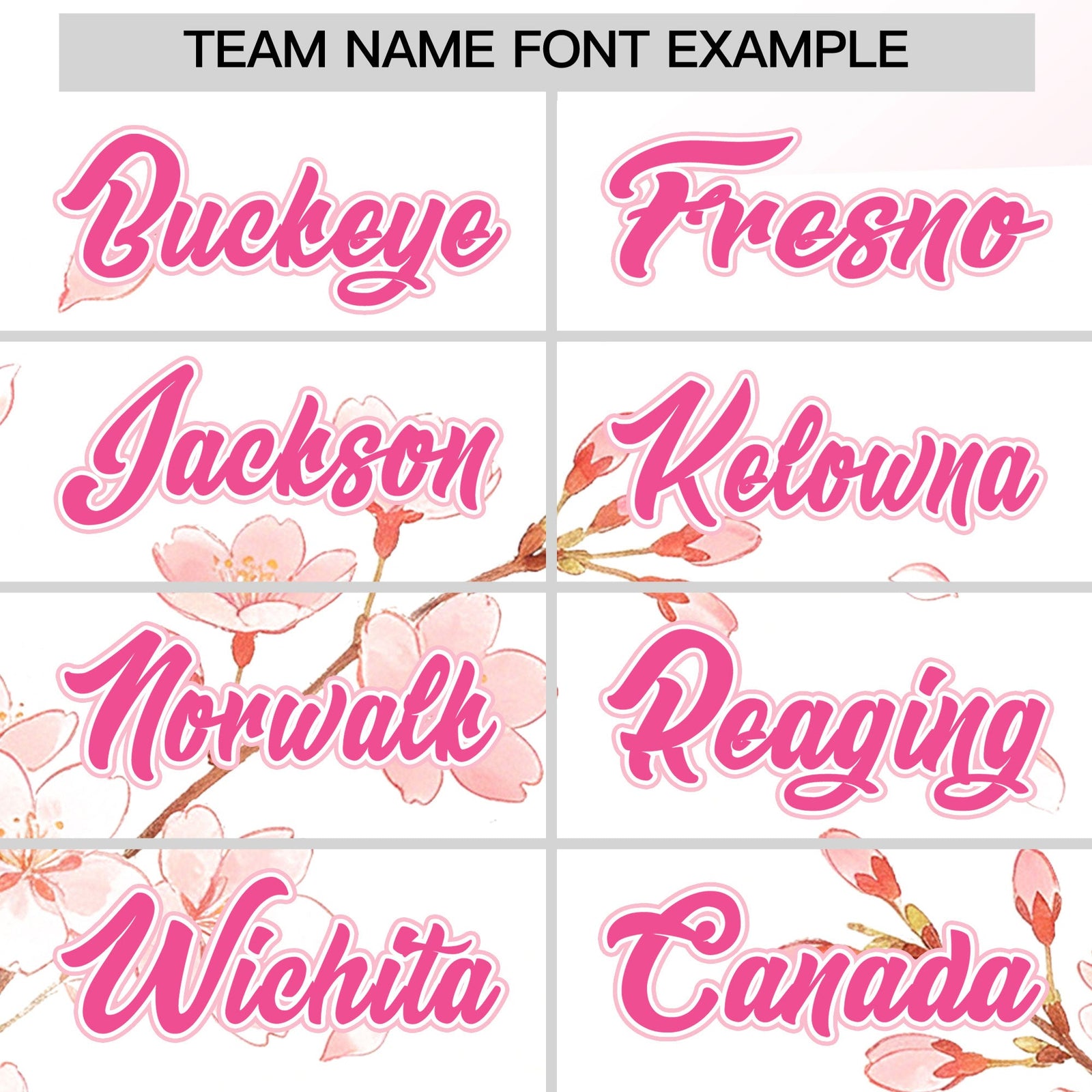 Custom White Pink Light Pink Cherry Blossoms Personalization Moisture-Wicking T-shirt| KXKSHOP