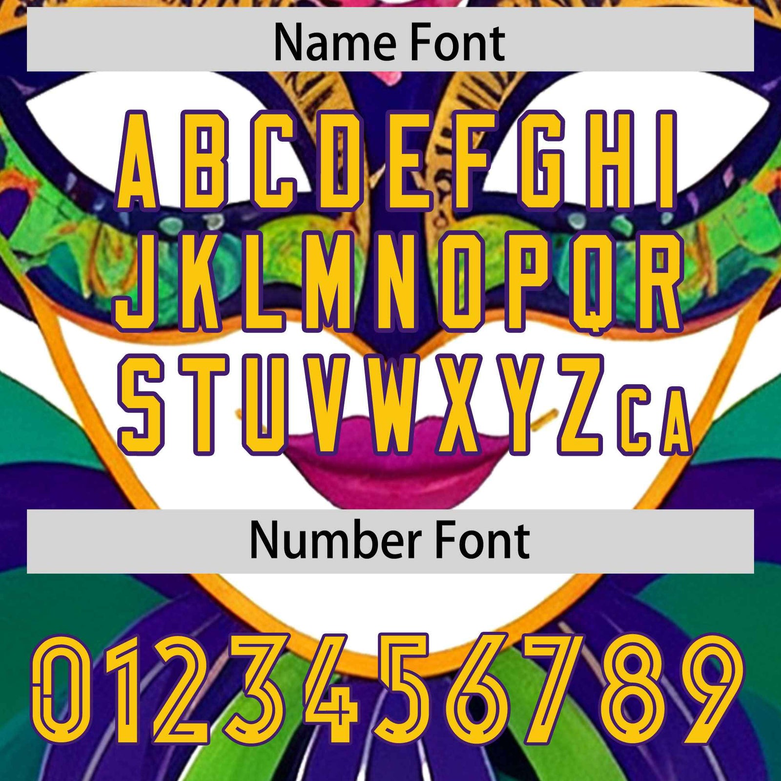 Custom Purple Gold Crew Neck Personalized Mardi Gras Long Sleeve Performance T-shirt | KXKSHOP