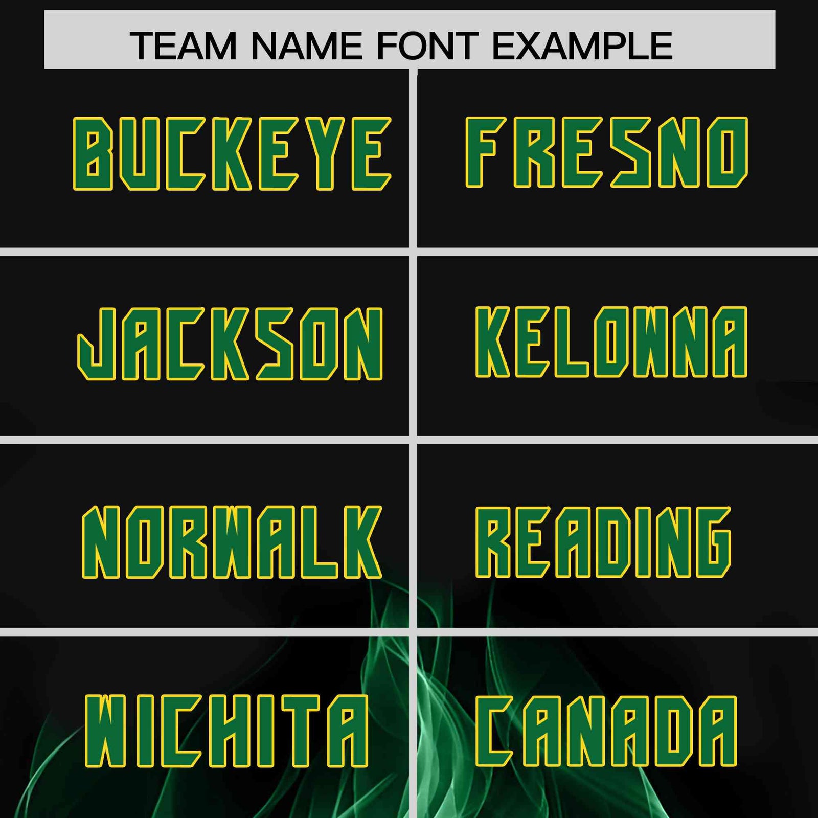 Custom Black Kelly Green Colorful Flame Pattern Long Sleeve Performance T-Shirt