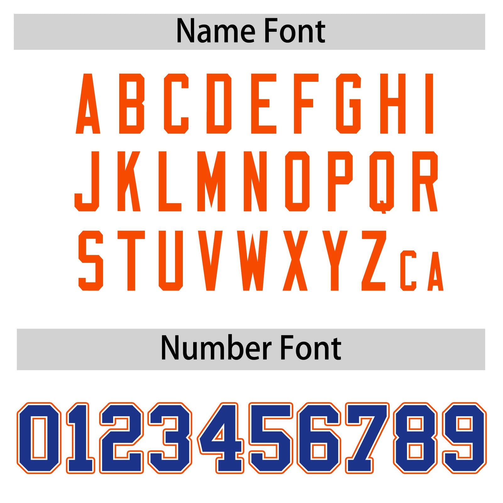 Custom Royal Blue Orange White Reversible Raglan Sleeves Moisture-Wicking T-shirt| KXKSHOP