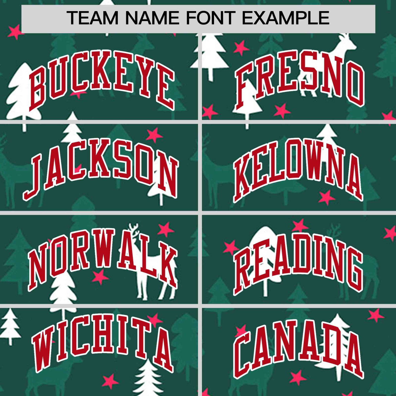 Custom Midnight Green Red Christmas Graffiti Pattern Athletic Full-Zip Hoodie