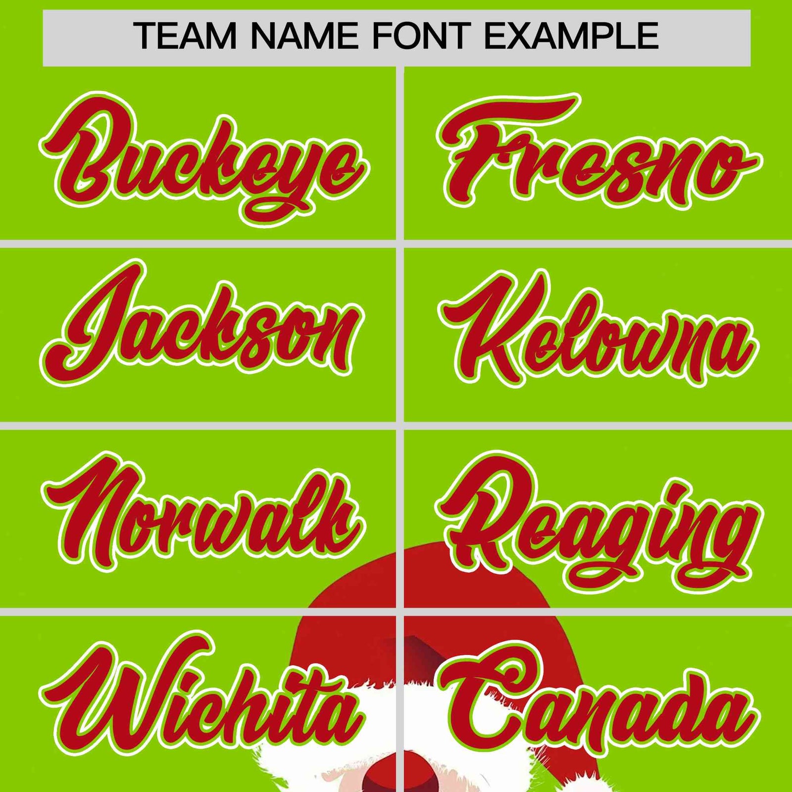 Custom Neon Green Red Christmas Graffiti Pattern Athletic Full-Zip Hoodie