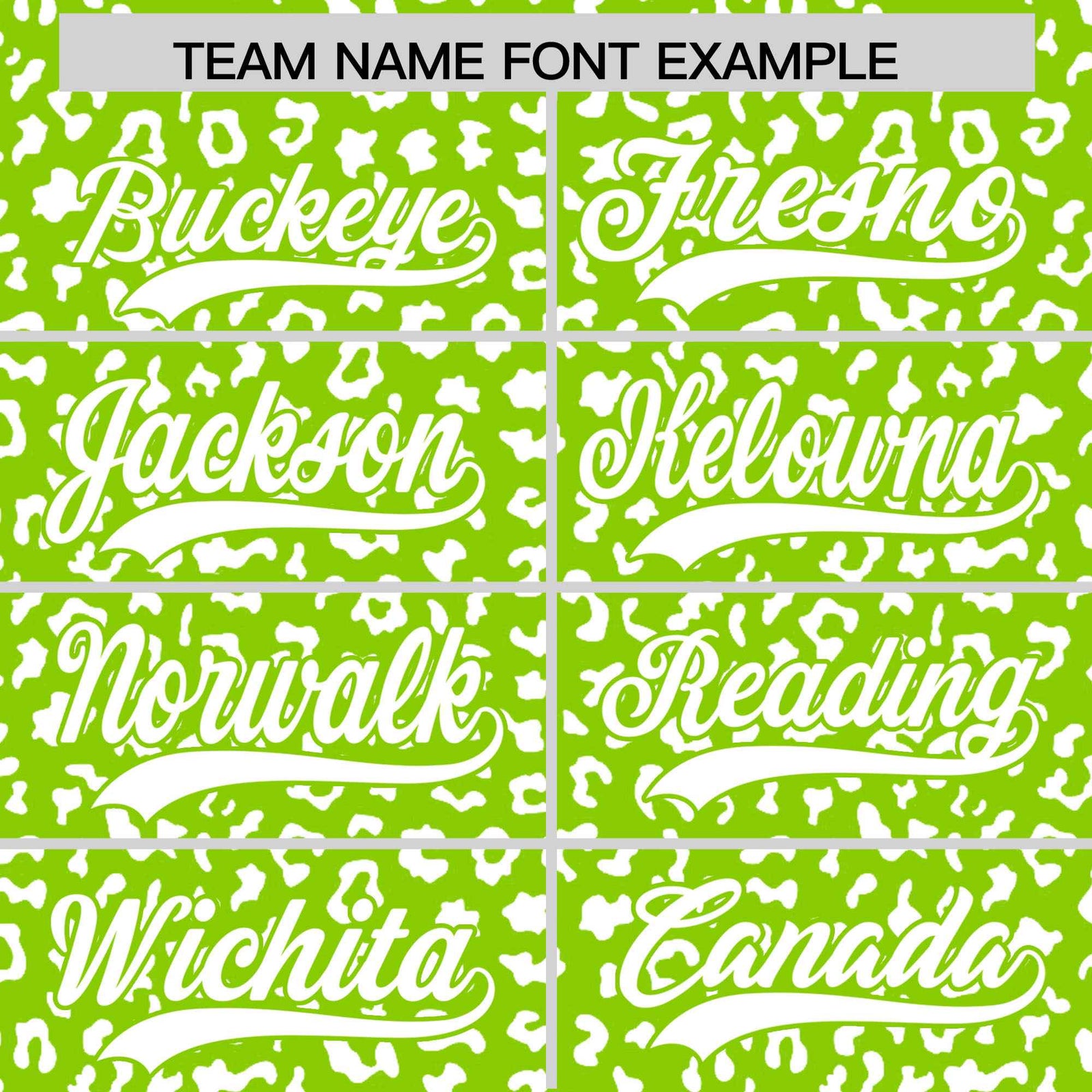 Custom Neon Green White Varsity Full-Zip Letterman Leopard Print Hoodie Jacket