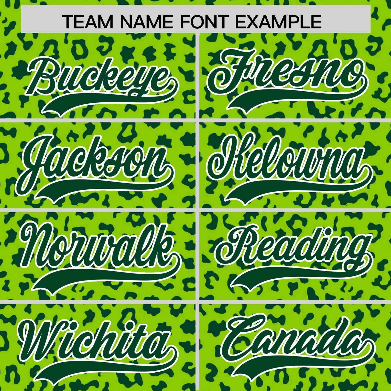 Custom White Neon Green Varsity Full-Zip Letterman Leopard Print Hoodie Jacket
