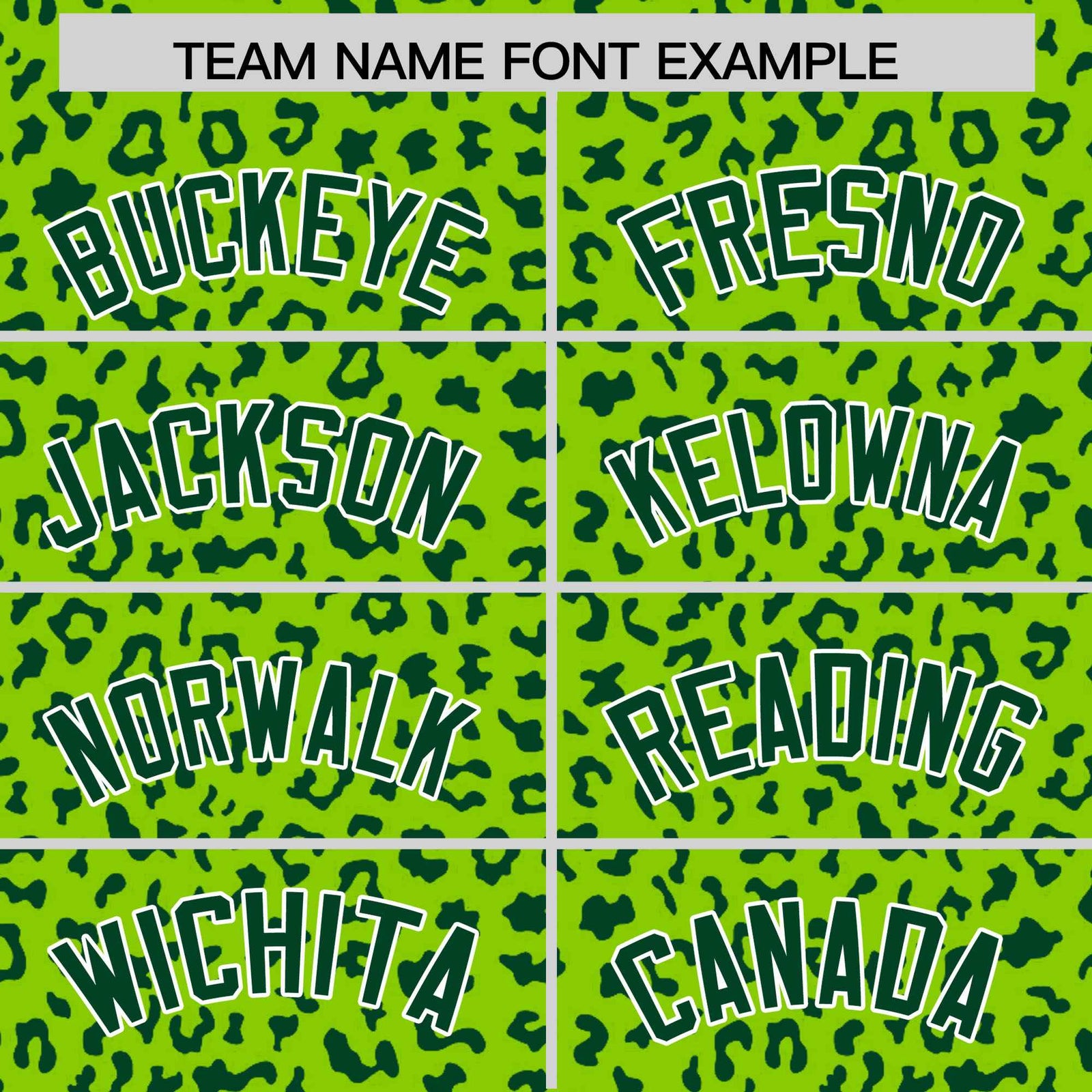 Custom White Neon Green Varsity Full-Zip Letterman Leopard Print Hoodie Jacket