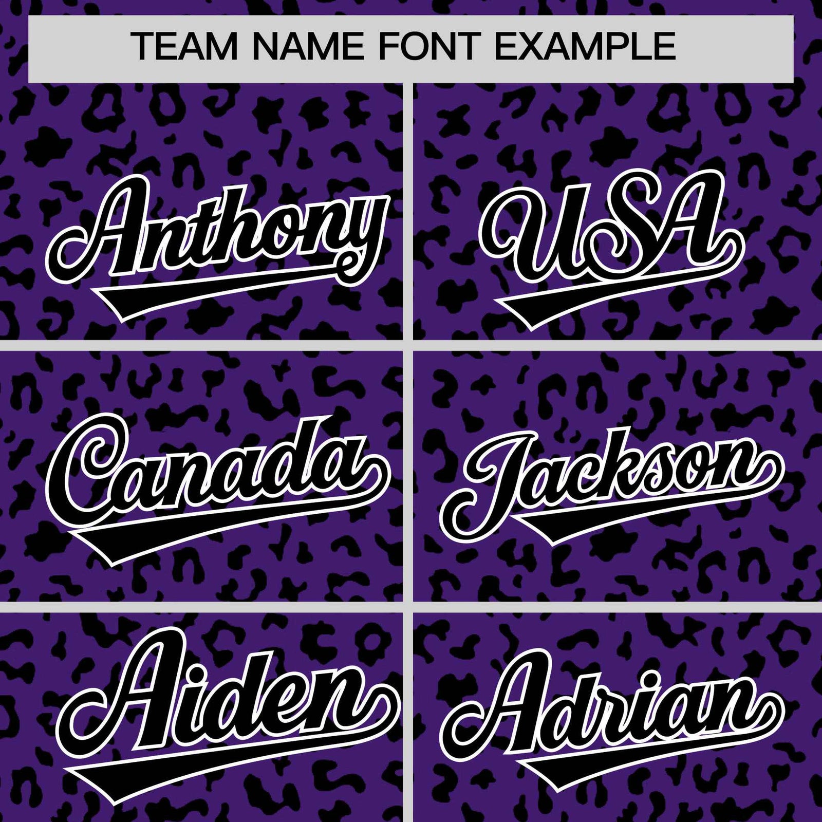 Custom Purple Black Varsity Full-Zip Letterman Leopard Print Hoodie Jacket