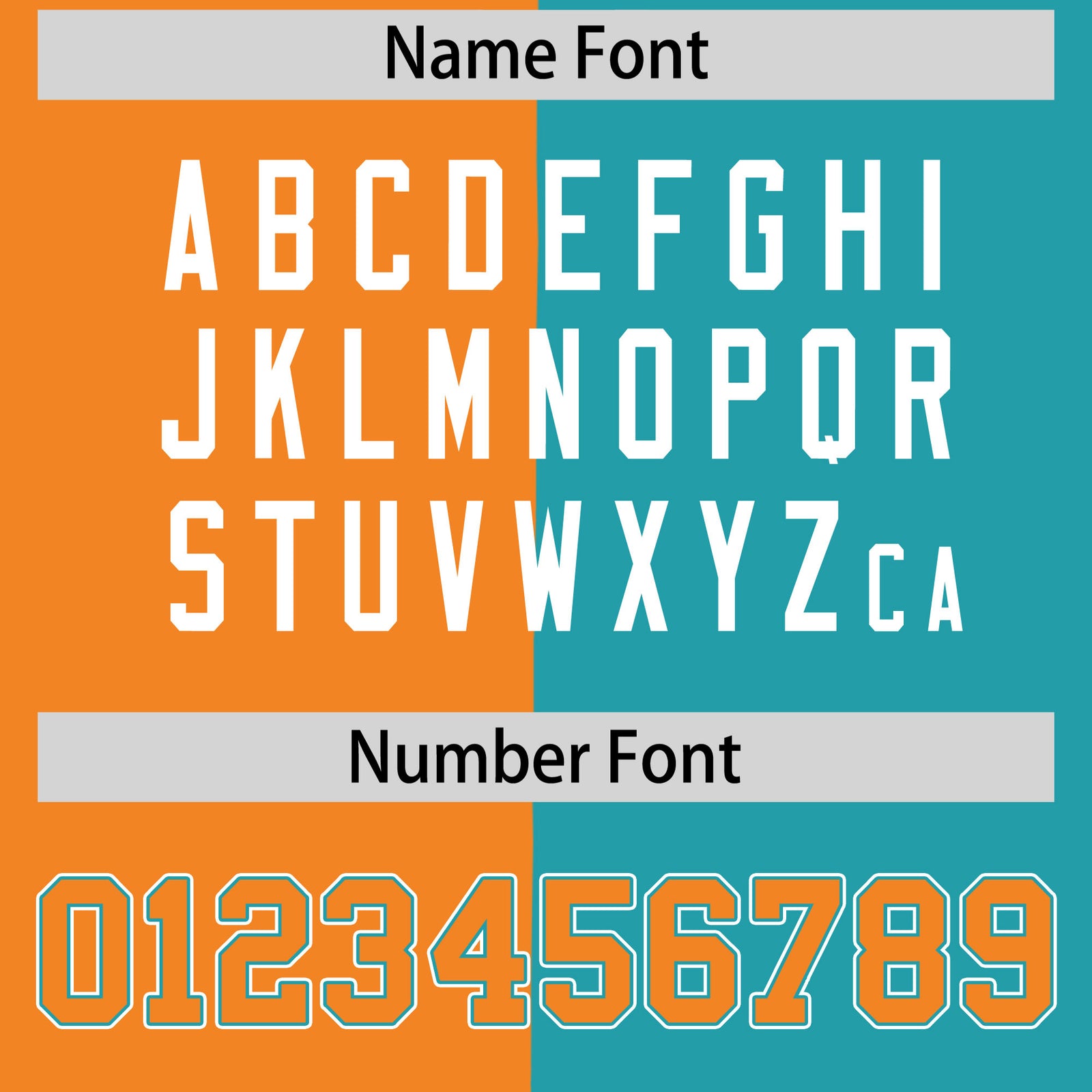 Custom Orange Aqua Split Fashion Varsity Full-Snap Letterman Two Tone Hoodie Jacket