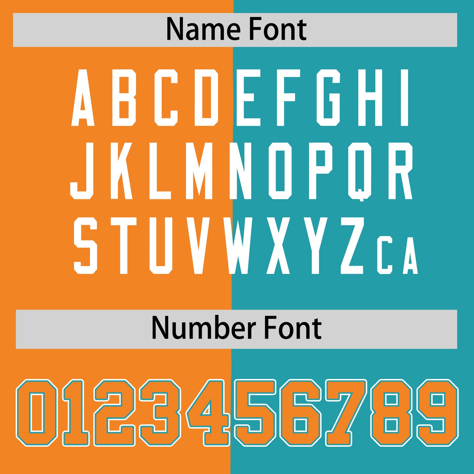 Custom Orange Aqua Split Fashion Varsity Full-Snap Letterman Two Tone Hoodie Jacket