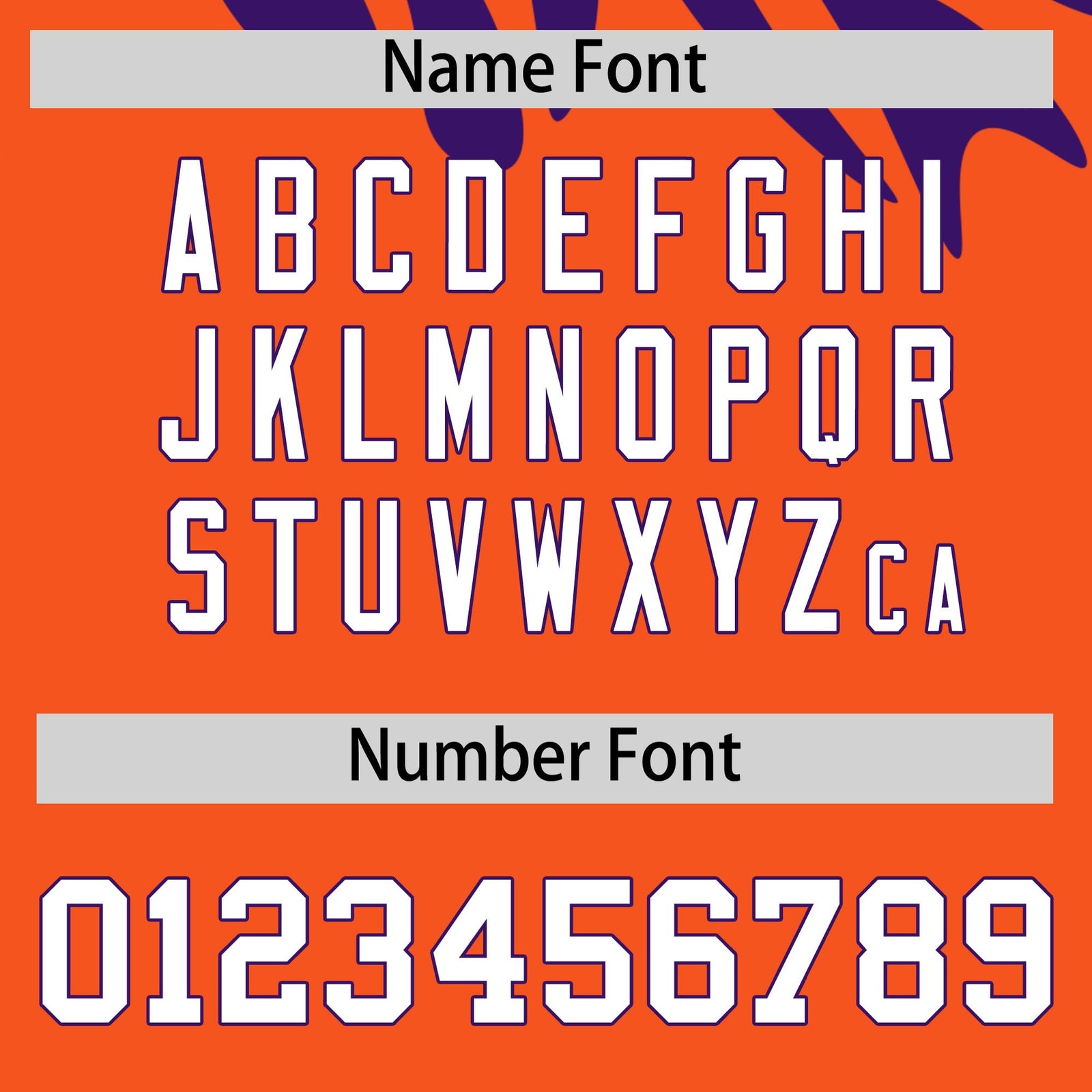 Custom Orange Purple Leopard Print Pullover Sweatshirt Hoodie| KXKSHOP