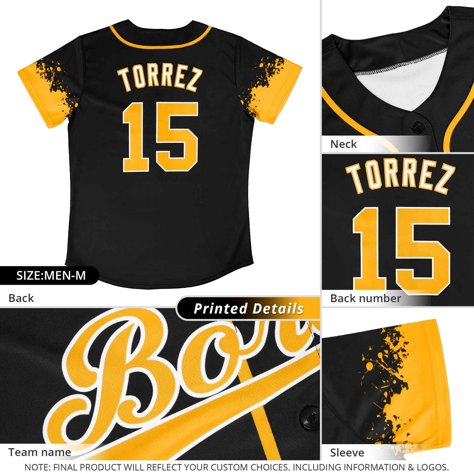 Custom Black White Personalized Raglan Sleeves Design Authentic Baseball Jersey