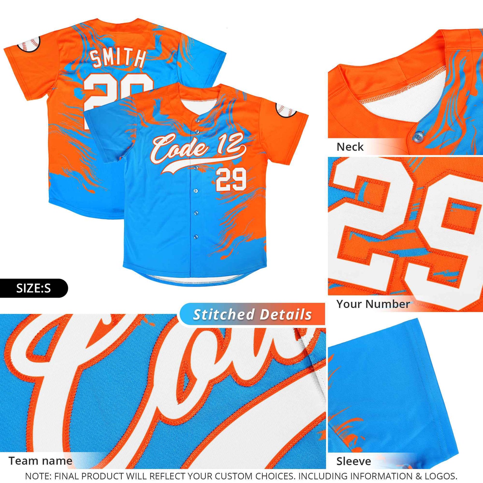 Custom Black Red Personalized Ink Pattern Authentic Baseball Jersey