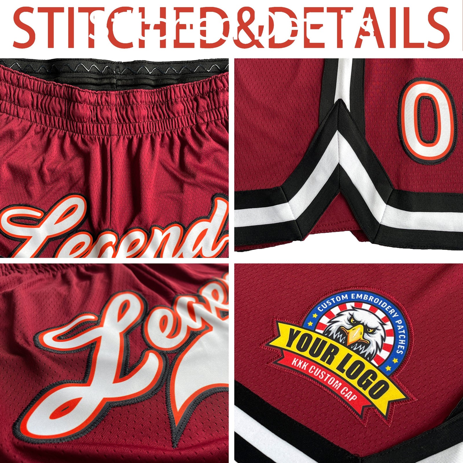 Custom Gray Blue Basketball Shorts