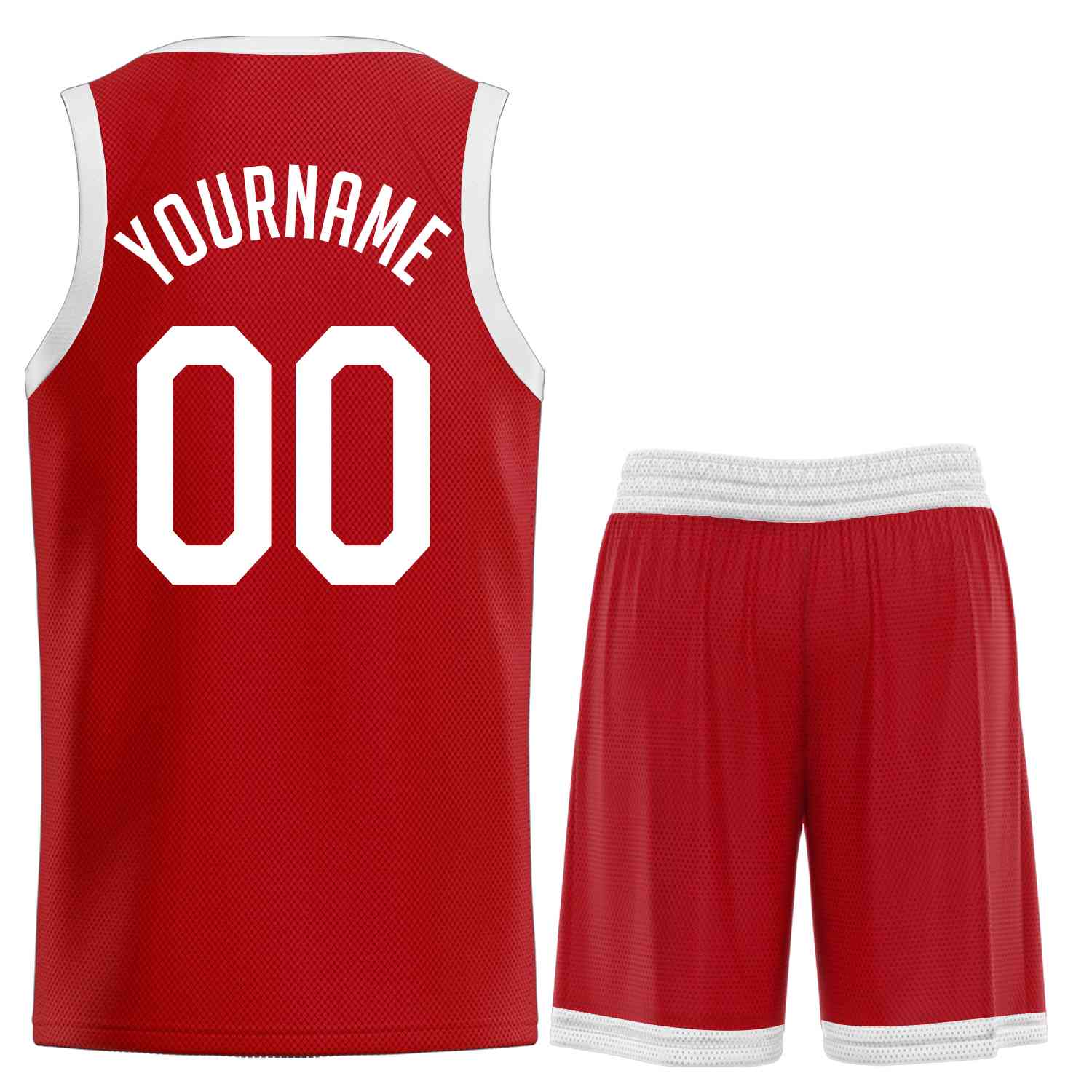 Custom Red White Classic Sets Sports Uniform Basketball Jersey