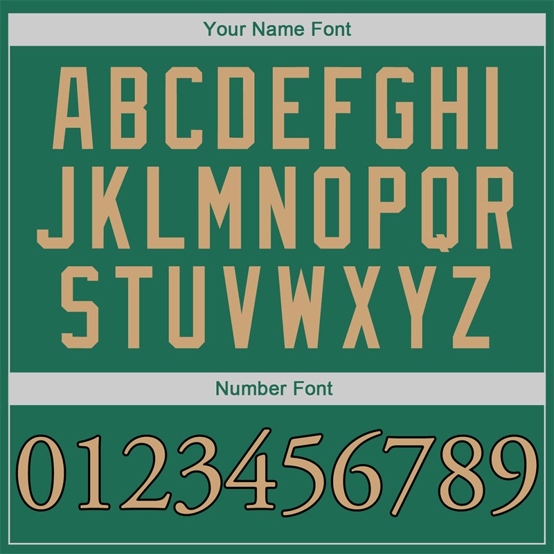 Custom Green Gold Classic Sets Basketball Jersey