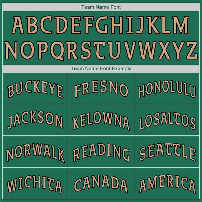 Custom Green Gold Classic Sets Basketball Jersey