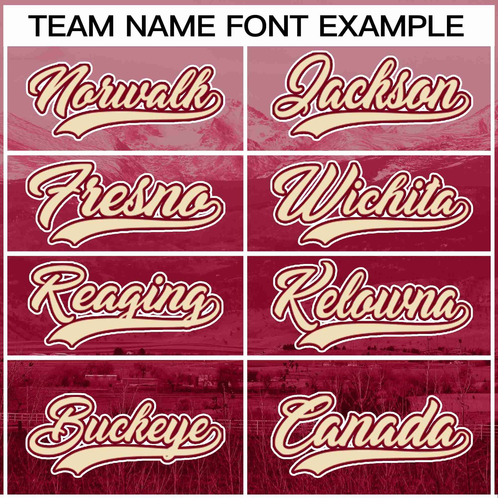 Custom Crimson Khaki-Crimson Denver City Skyline Baseball Jersey