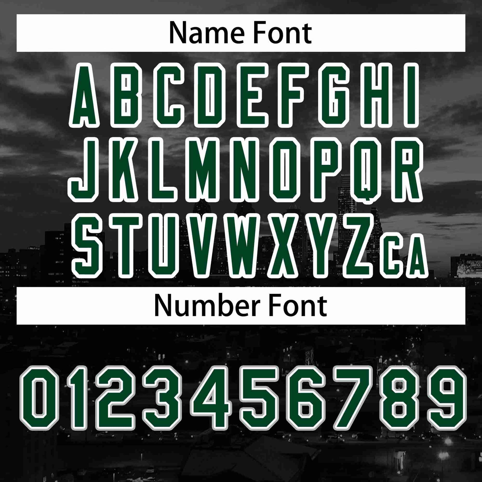 Custom Black Green-White Philadelphia City Skyline Baseball Jersey