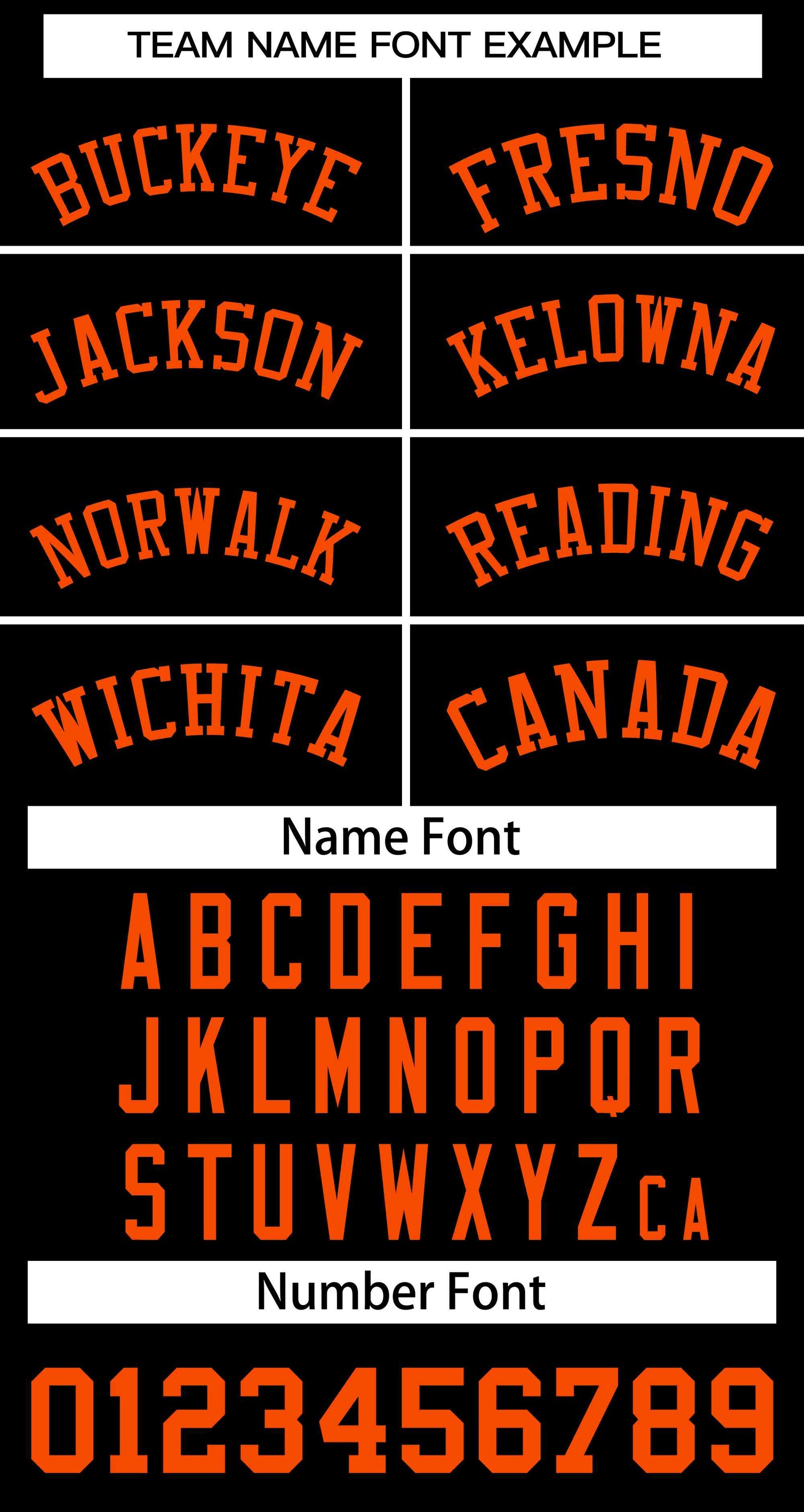 Custom Black Orange Classic Style Authentic Two-Button Softball Jersey