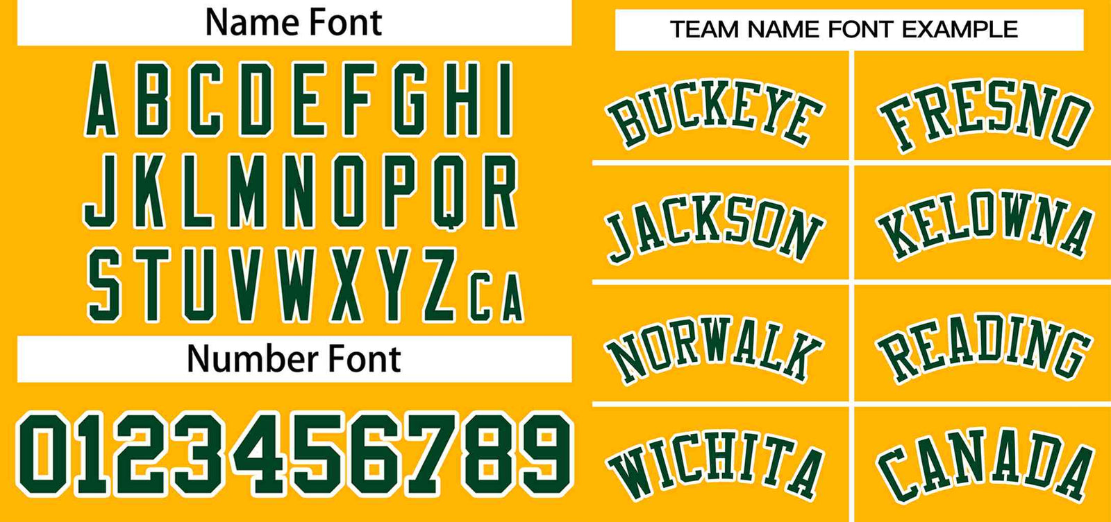 Custom Gold Kelly Green-White Classic Style Authentic Two-Button Softball Jersey