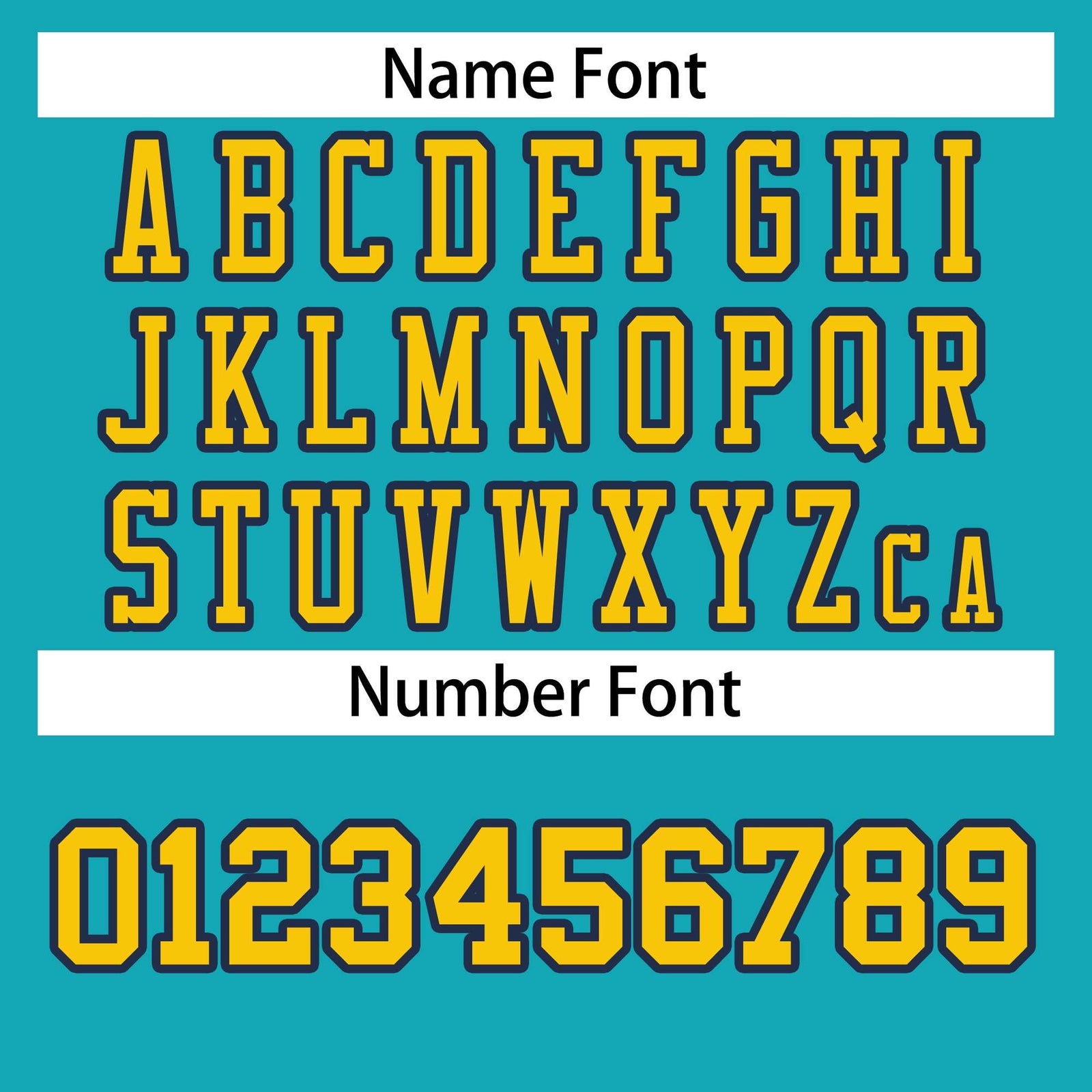 Custom Aqua Gold-Navy Classic Style Authentic Football Jersey