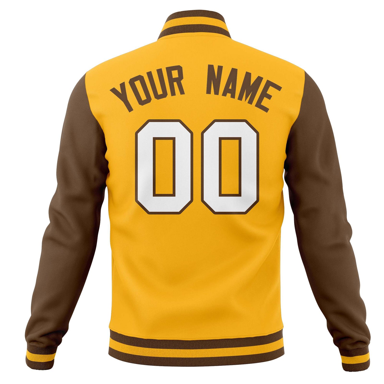 Custom Varsity Letterman Jacket Personalized Full-Snap Stitched Baseball Coats