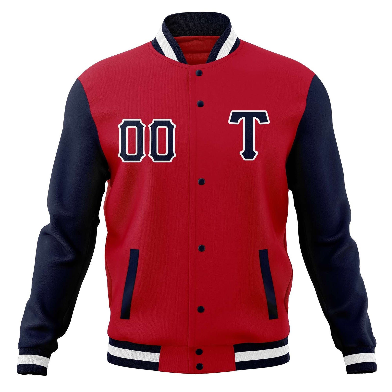 Custom Full-Snap Casual Baseball Coats Varsity Letterman Jackets