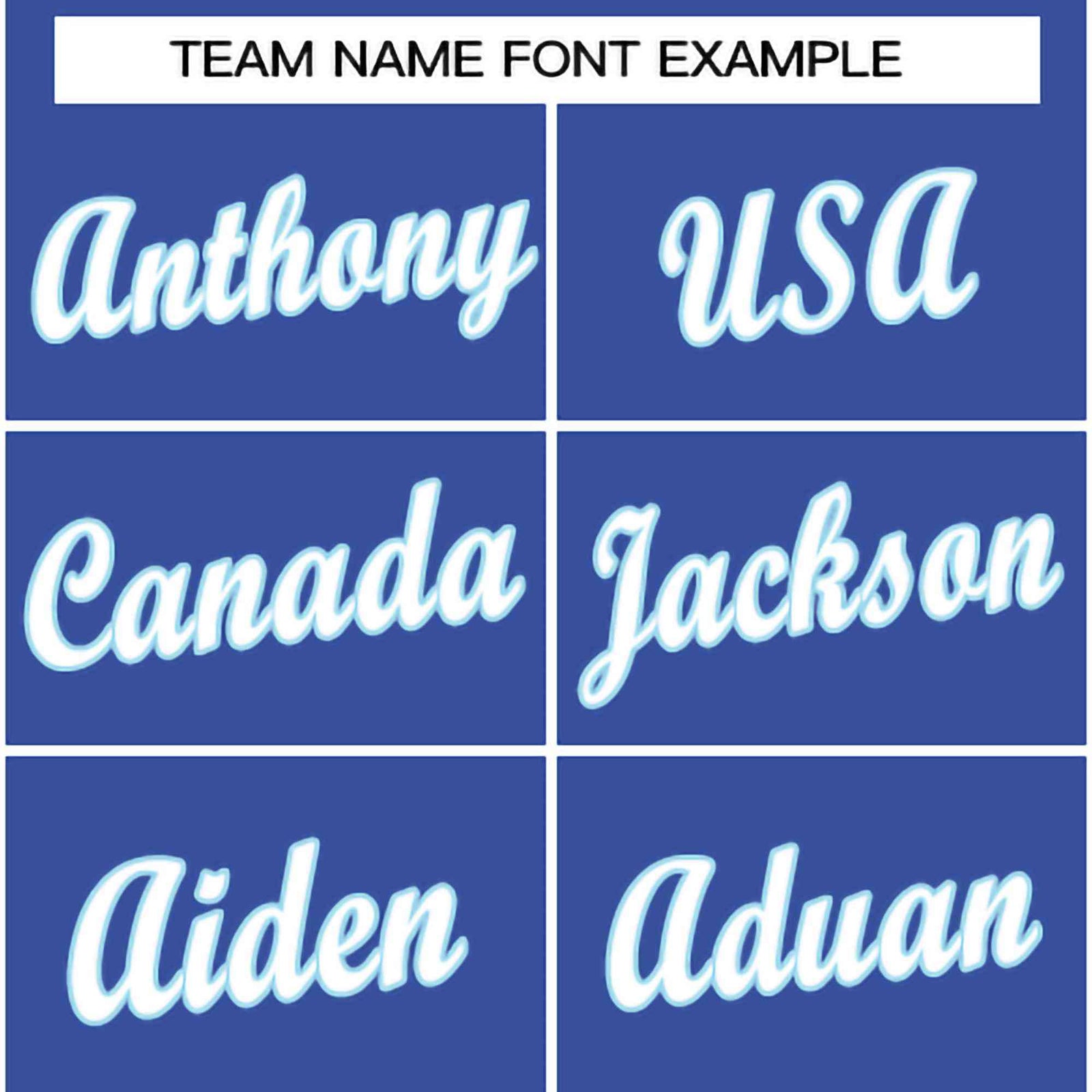 Custom Royal White-Light Blue Classic Style Crew neck T-Shirts Full Sublimated