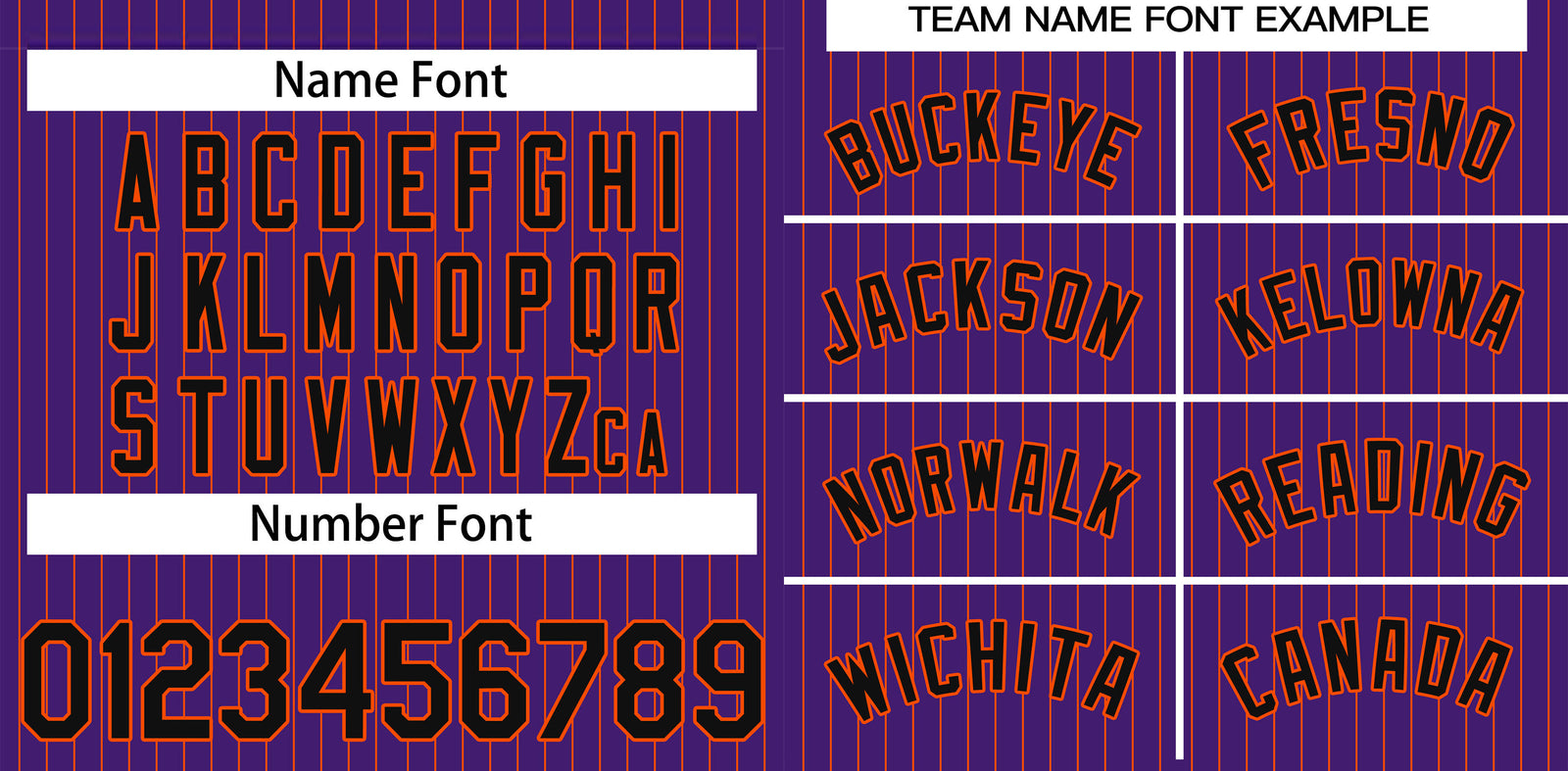 Custom Purple Black-Orange Stripe Fashion Authentic Baseball Jersey