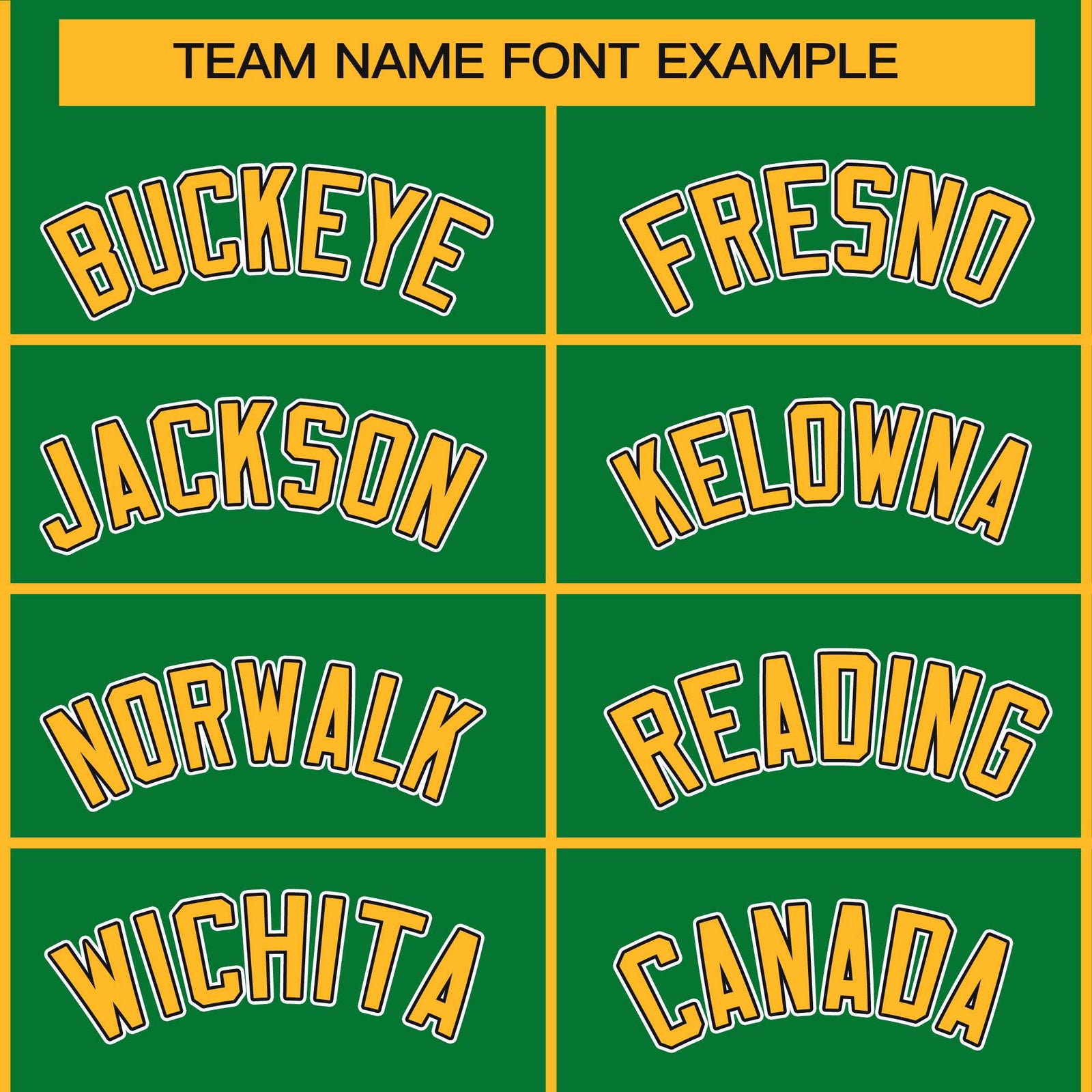 Custom Kelly Green Gold Black-White Classic Style Hockey Jersey