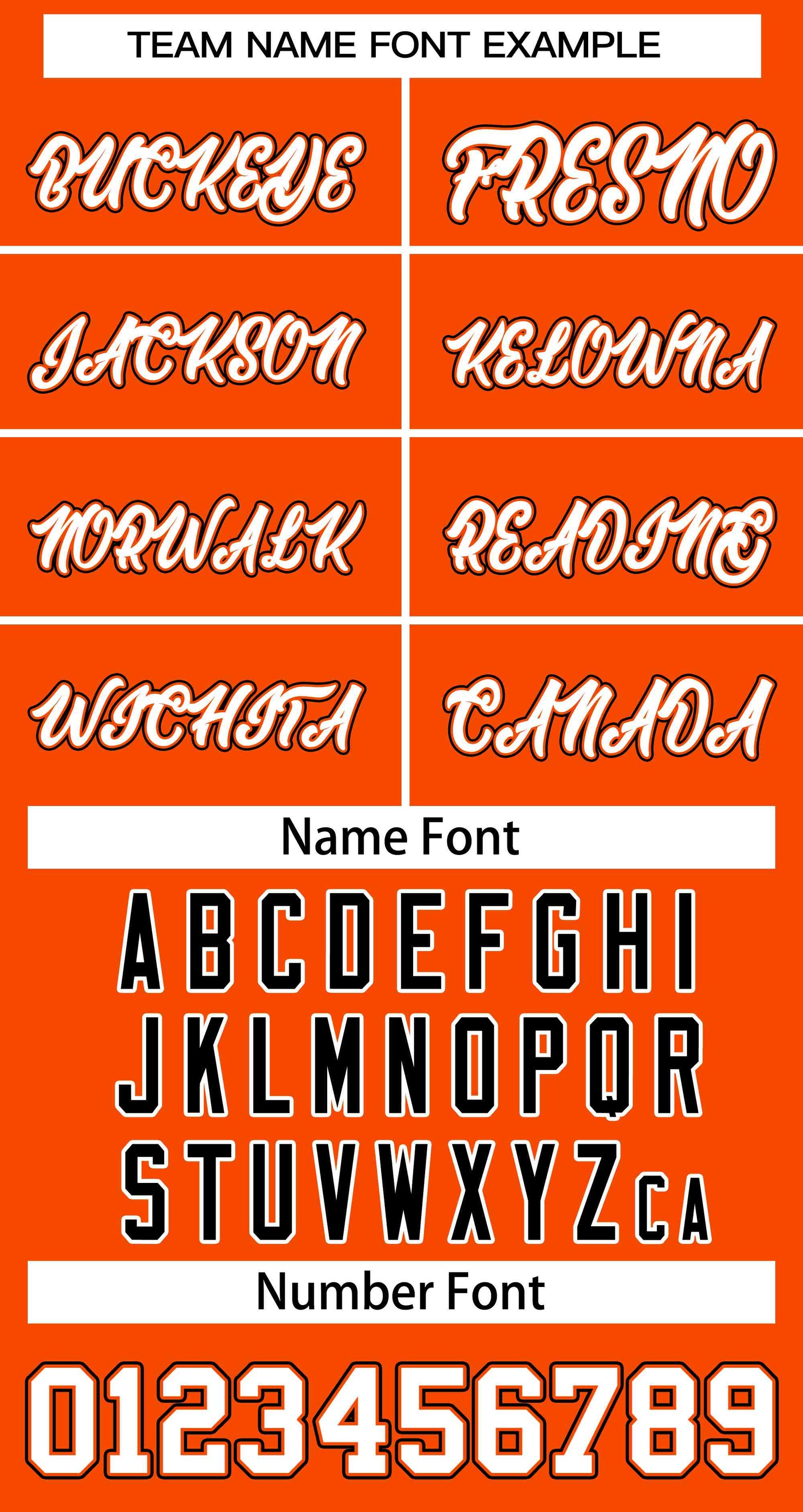 Custom Orange White-Orange Classic Style Authentic Two-Button Softball Jersey