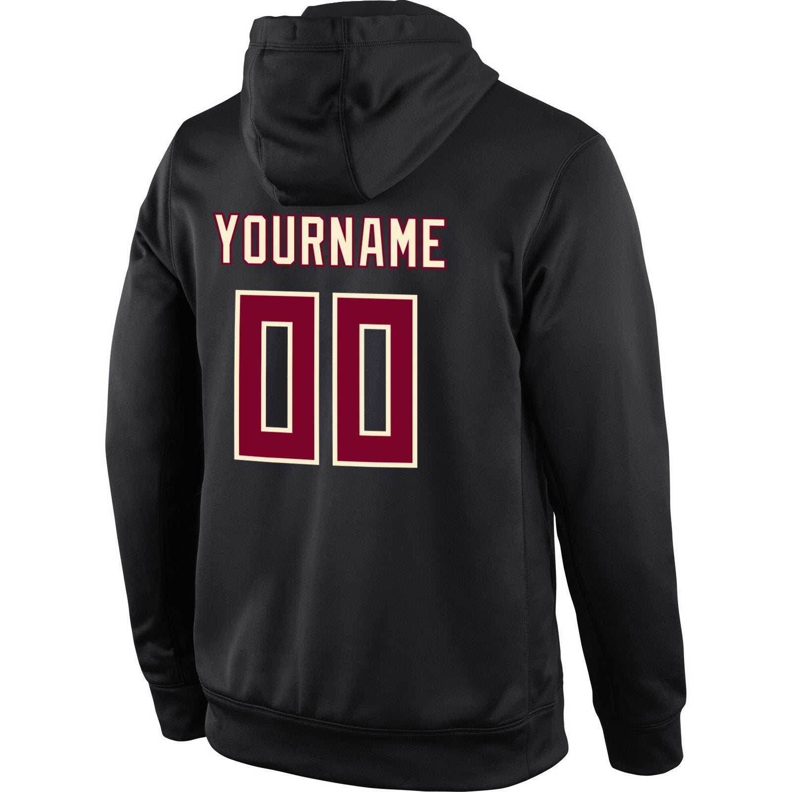 Custom Black Classic Style Pullover Sport Fashion Hoodie Uniform