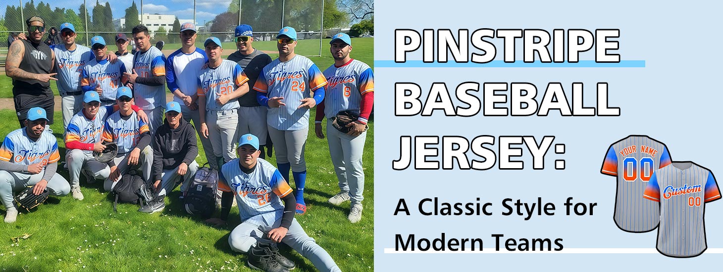 Pinstripe Baseball Jersey - A Classic Style for Modern Teams