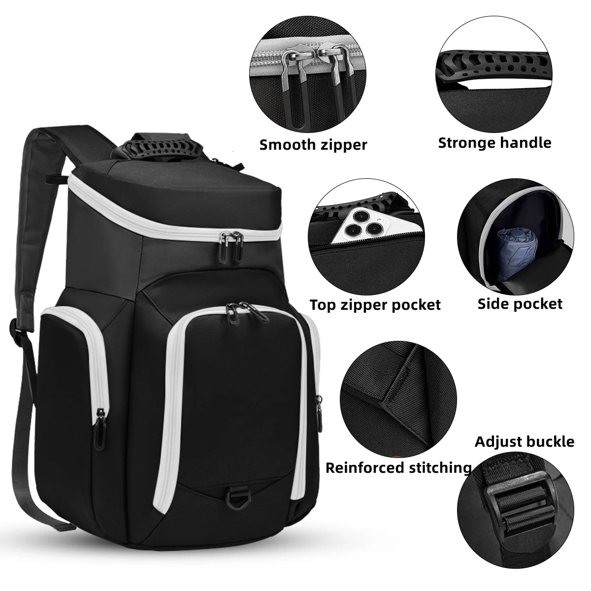 Custom Sports Bag for Basketball, Soccer &amp; More Basketball Backpack