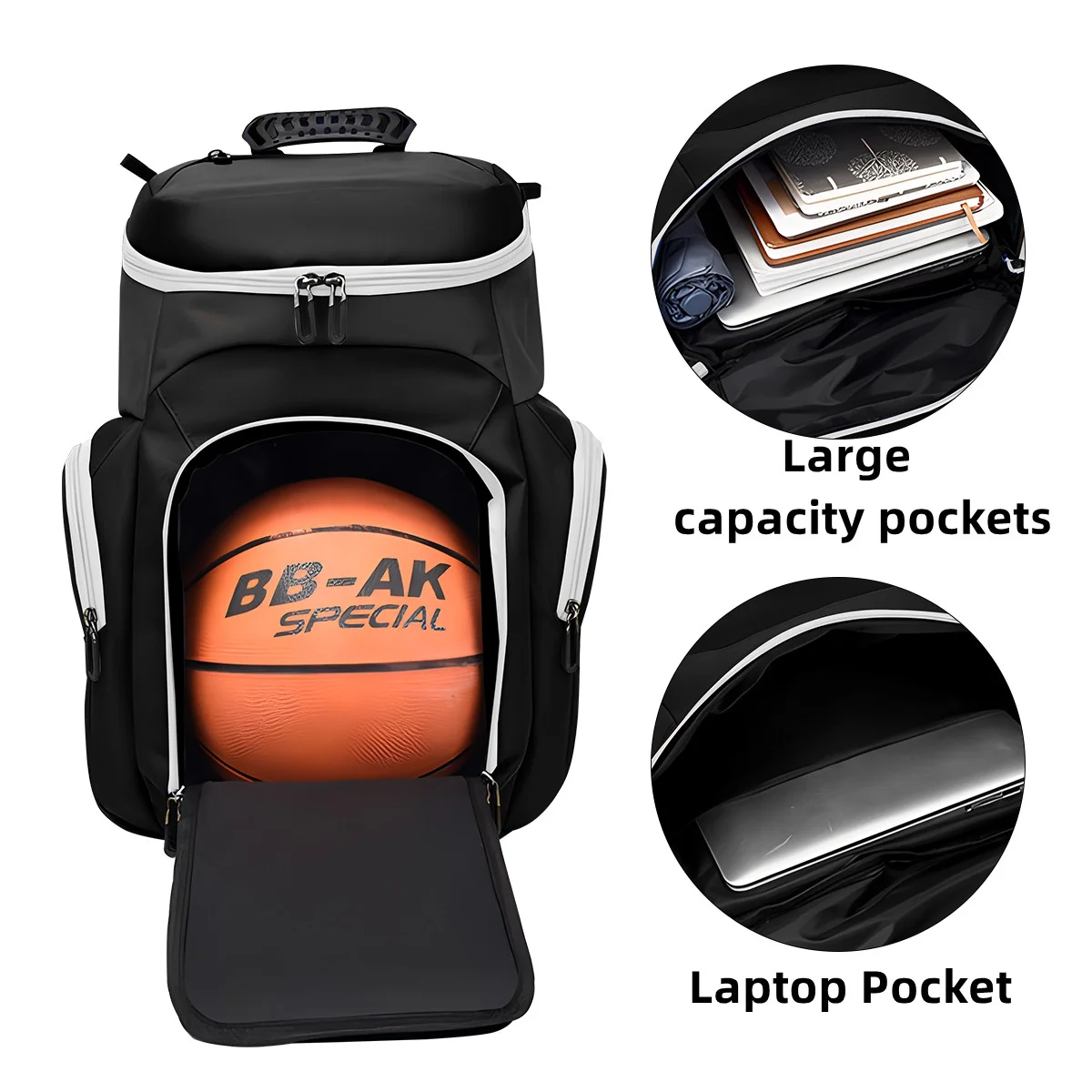 Custom Sports Bag for Basketball, Soccer &amp; More Basketball Backpack