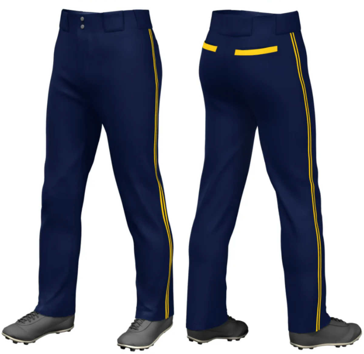 Custom Light Blue Navy Classic Style Baseball Pant
