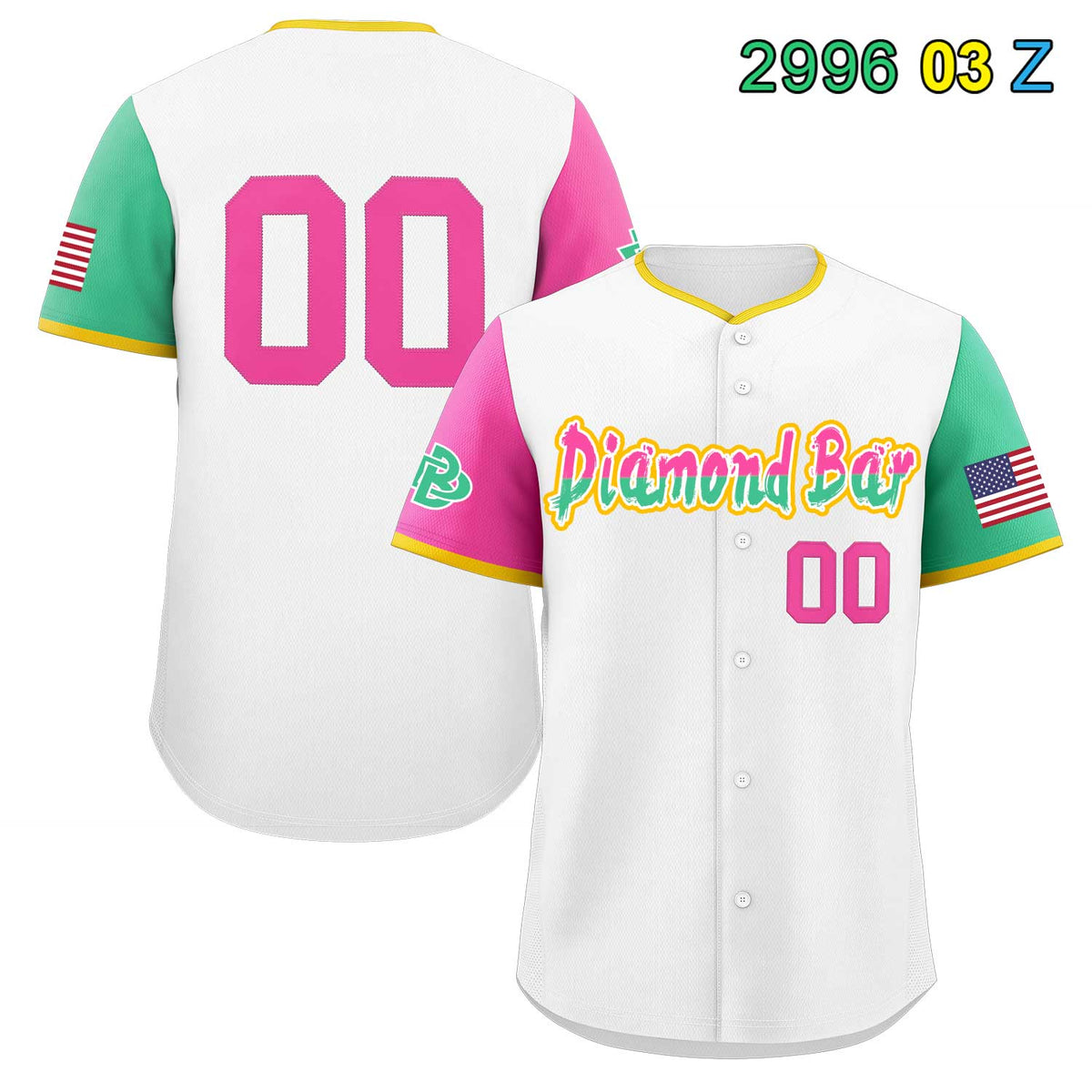 Diamond Bar Team Baseball Jersey
