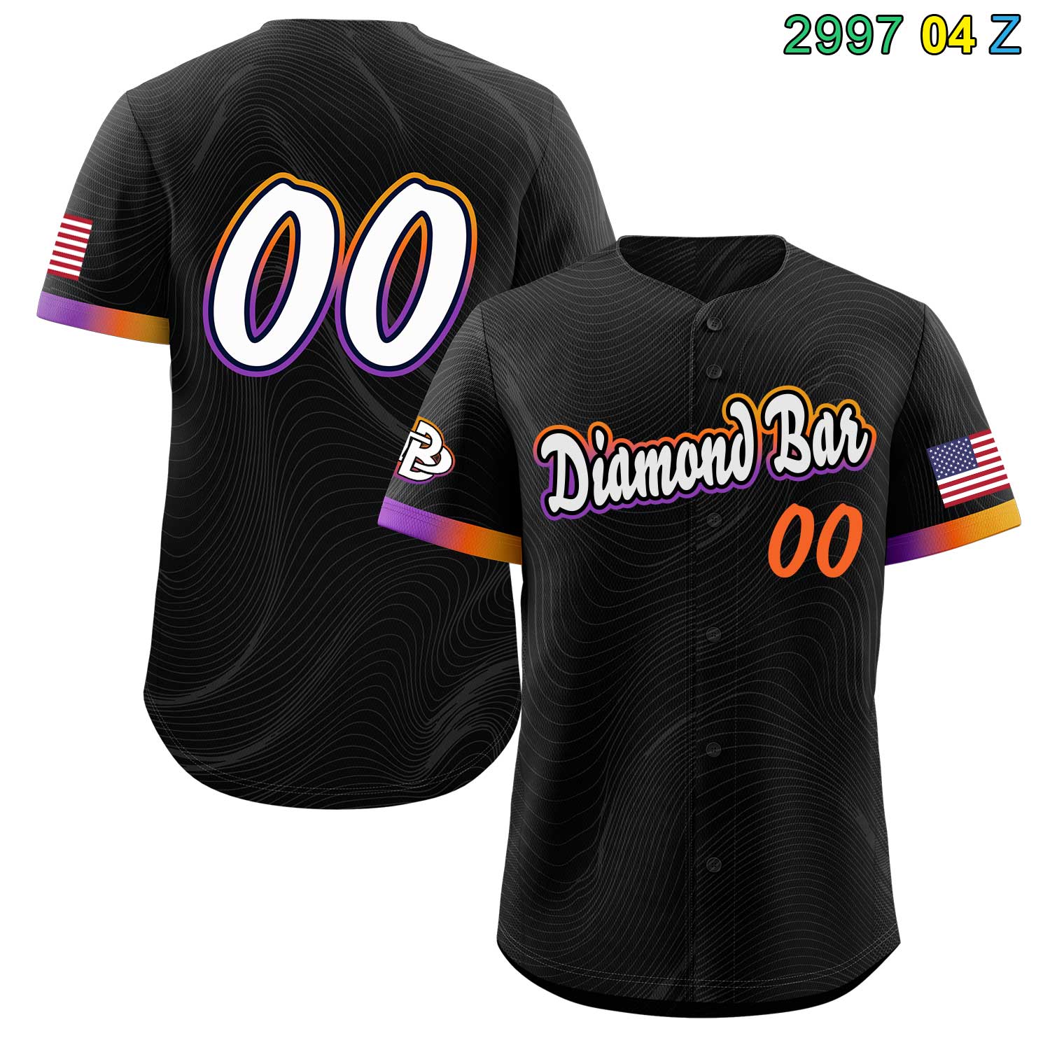 Diamond Bar Team Baseball Jersey