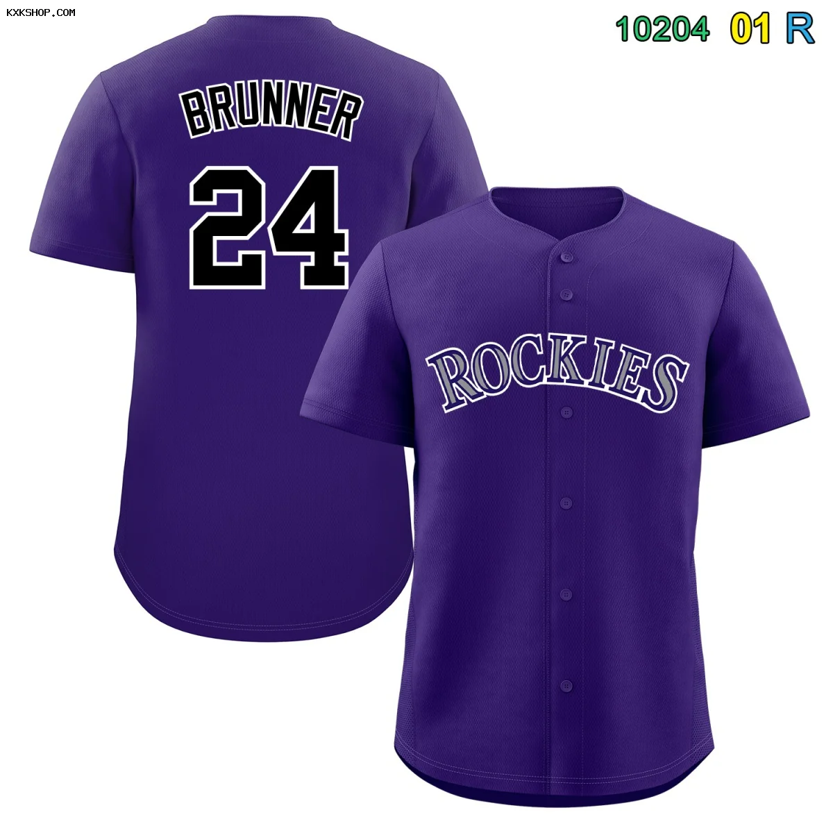 Custom Purple Gray-White Classic Style Authentic Baseball Jerseys