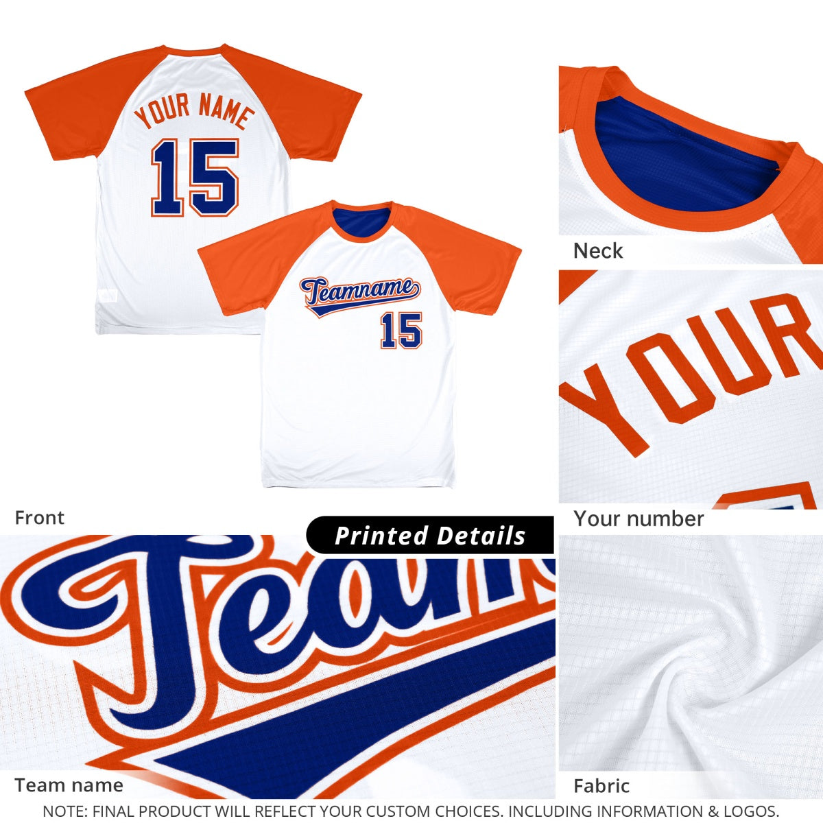 Custom Kelly Green Black White Reversible Raglan Sleeves Quick Dry T-shirt| KXKSHOP