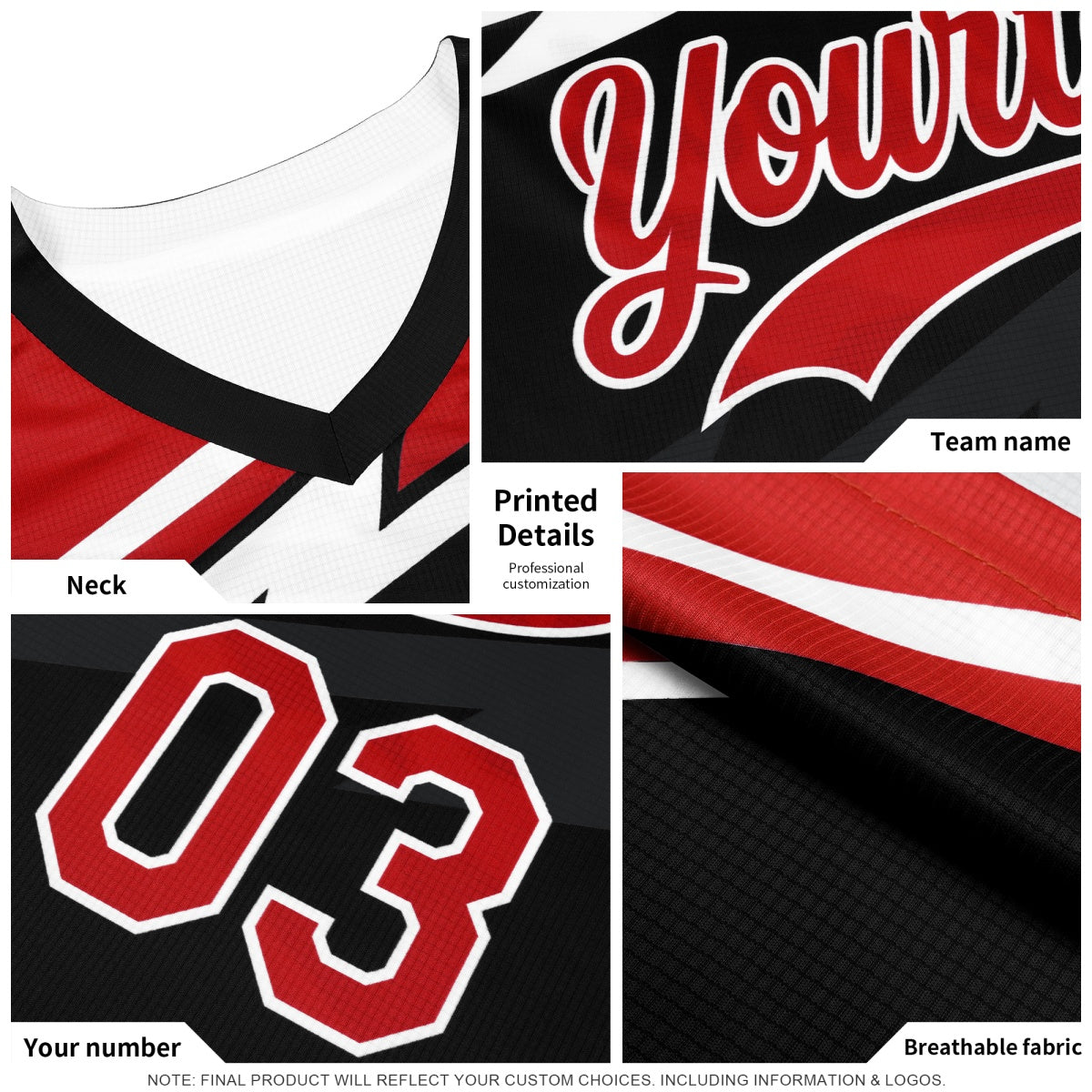 Custom Black White Gray Reversible Tops Lightning Pattern Graffiti Pattern Pullover V-Neck Baseball Jersey| KXKSHOP