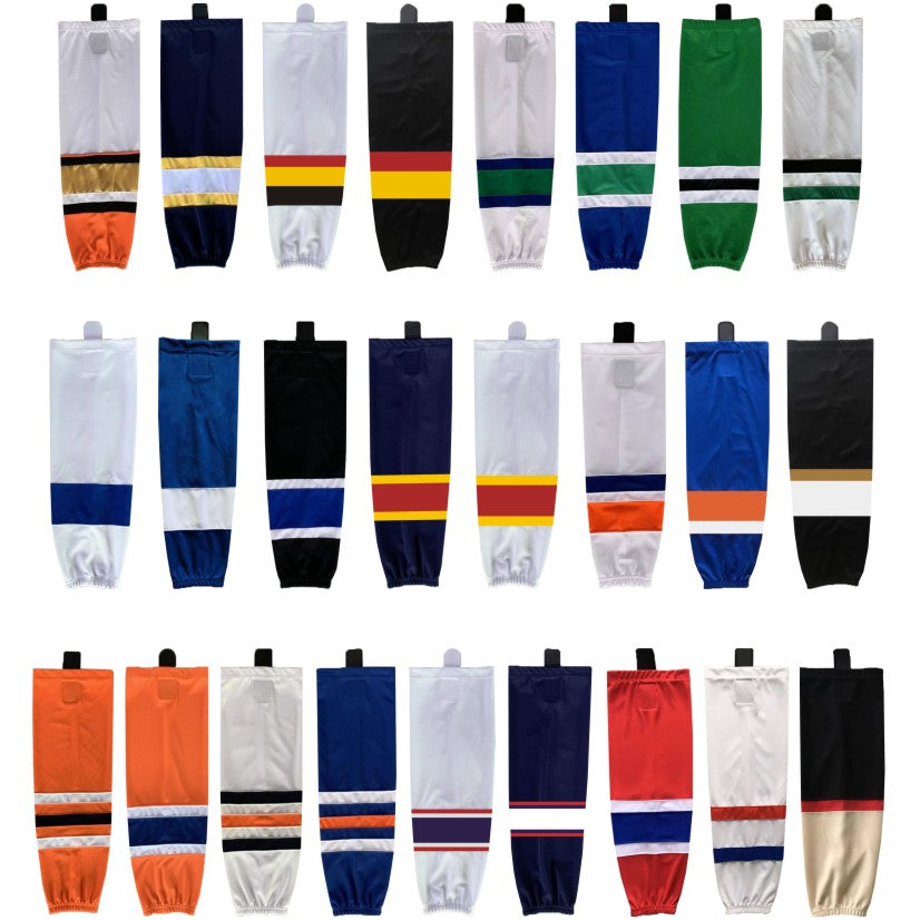 Professional Ice Hockey Socks -  Multiple Team Colors Available